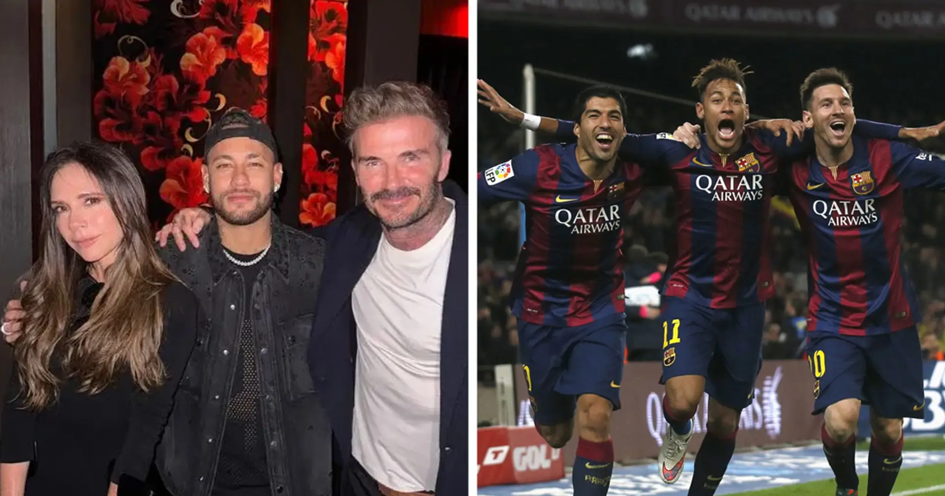 Neymar spotted with David and Victoria Beckham – MSN reunion in MLS only a matter of time?