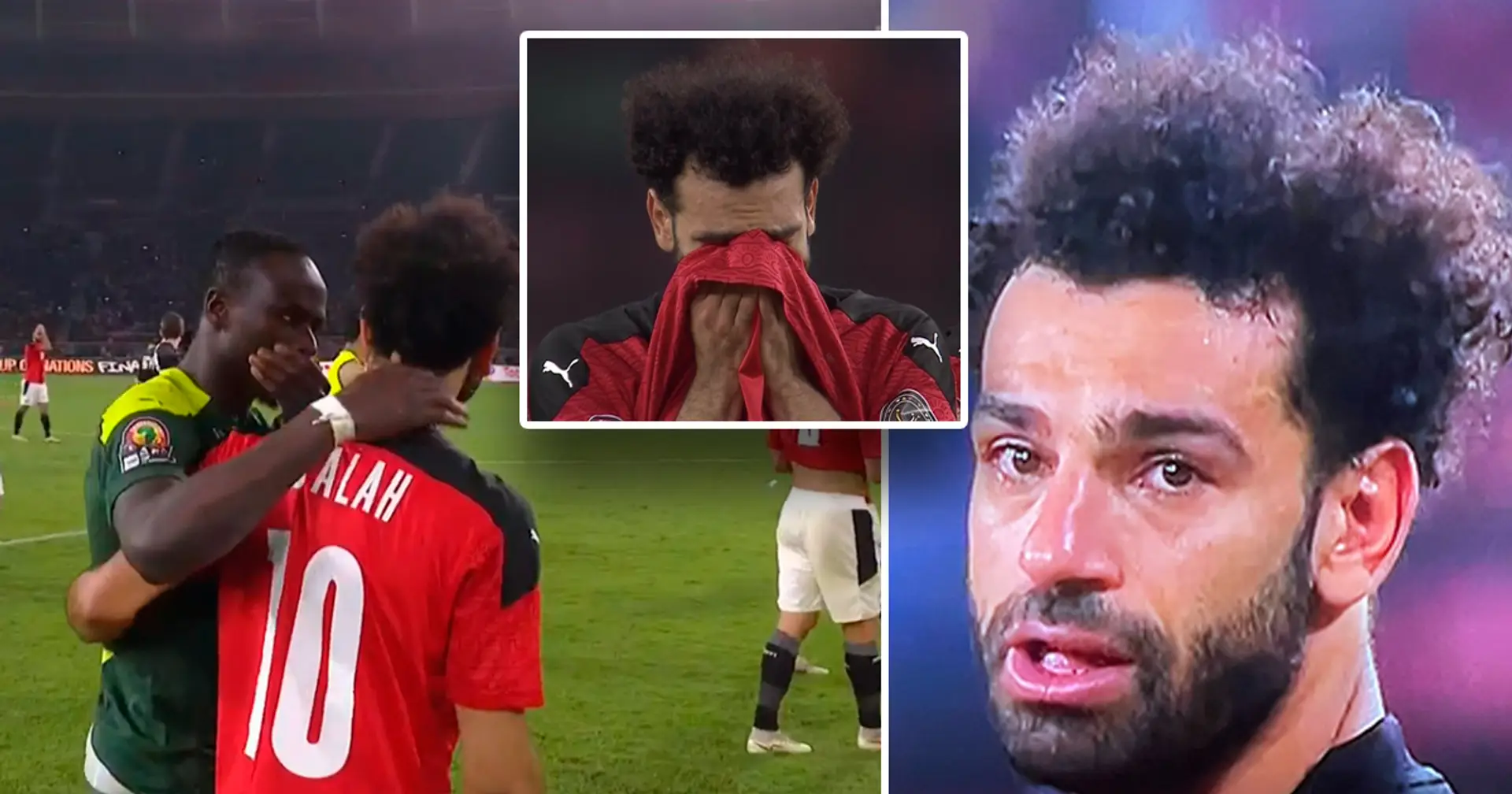 Sadio Mané a été aperçu en train de consoler Mo Salah après la défaite de l'Égypte contre le Sénégal en finale de la CAN