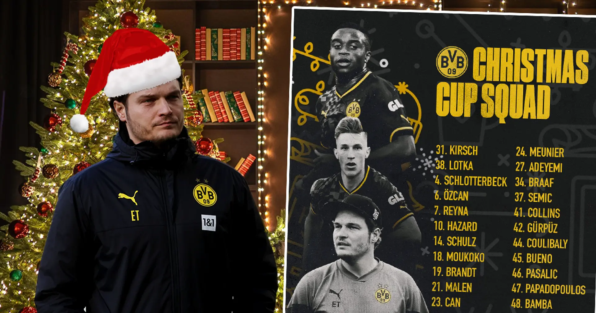 BVB gibt seinen Kader für den Christmas Cup bekannt! WM-Rückkehrer müssen wieder ran!