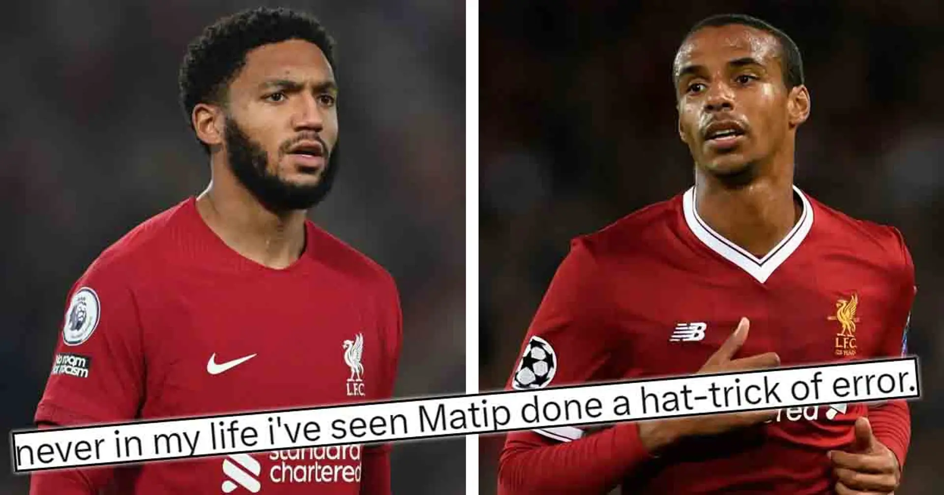 'This shouldn't be a debate': Liverpool fans have mixed reactions on whether to sell Gomez or Matip next season