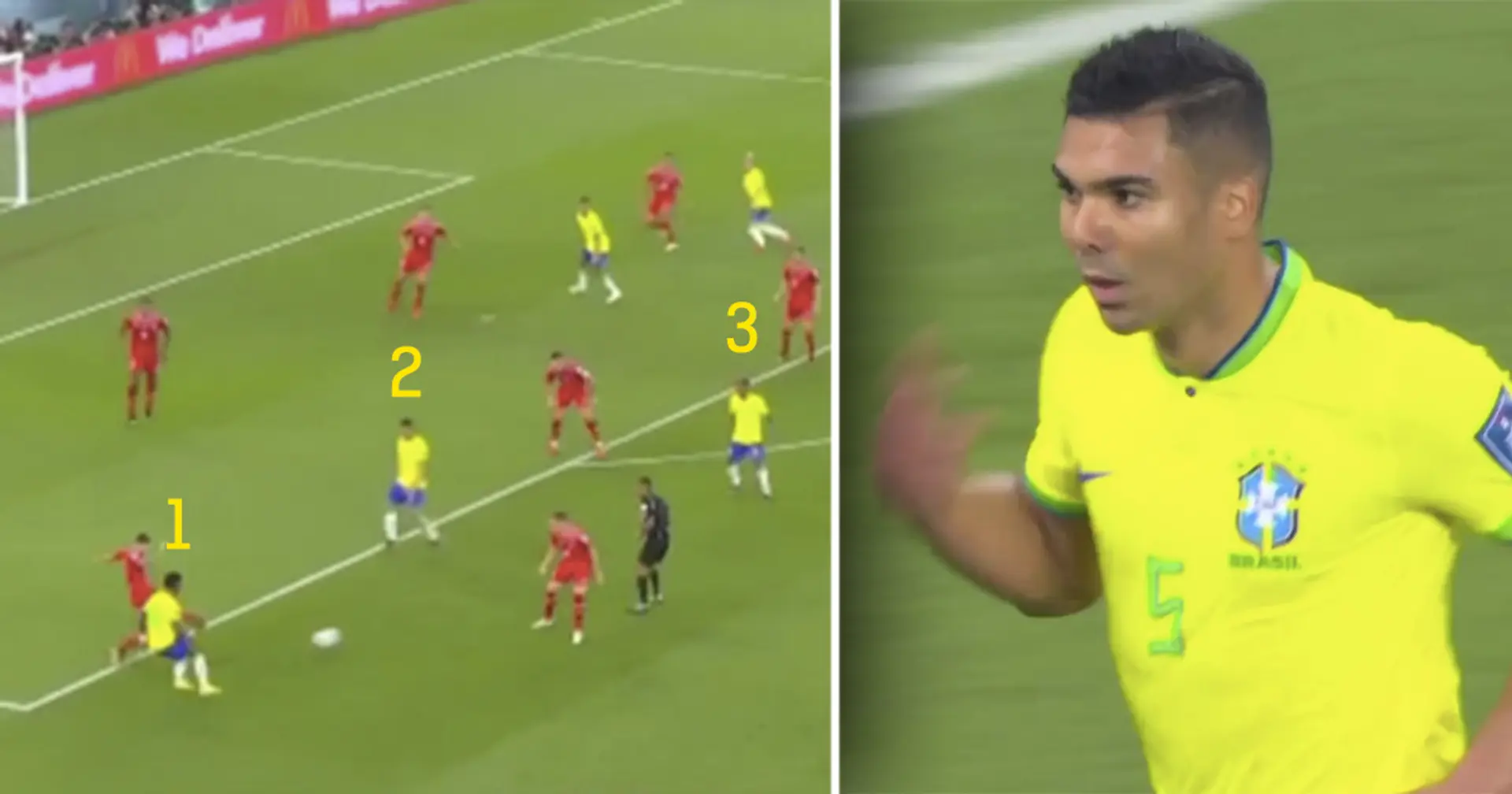4 Real Madrid players involved in goalscoring attack as Brazil beat Switzerland