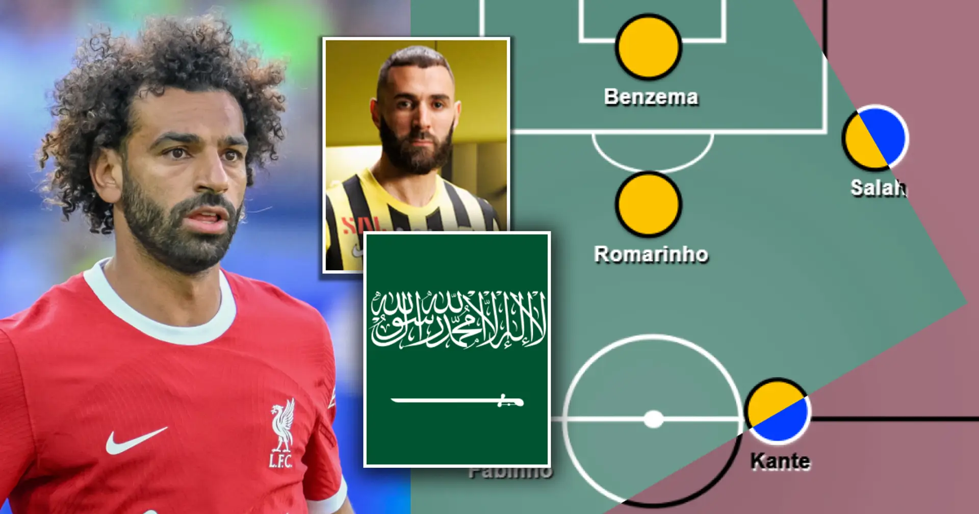 Al Ittihad's potential XI worth €160m if Mo Salah joins from Liverpool