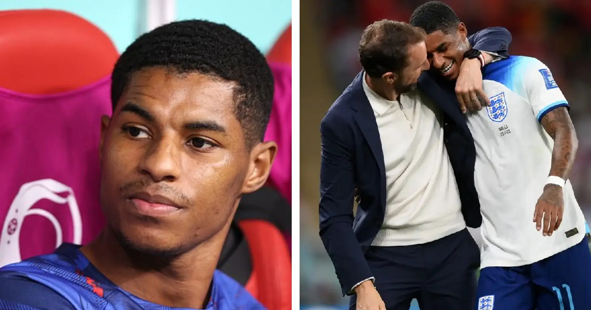 Southgate suggests Rashford will remain on the bench for England