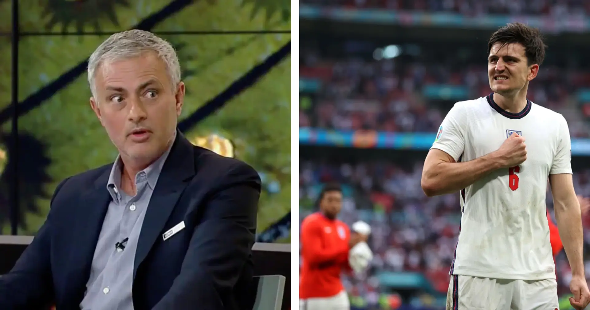 Jose Mourinho highlights Maguire's 'power in the leadership' as England stroll through Euro 2020