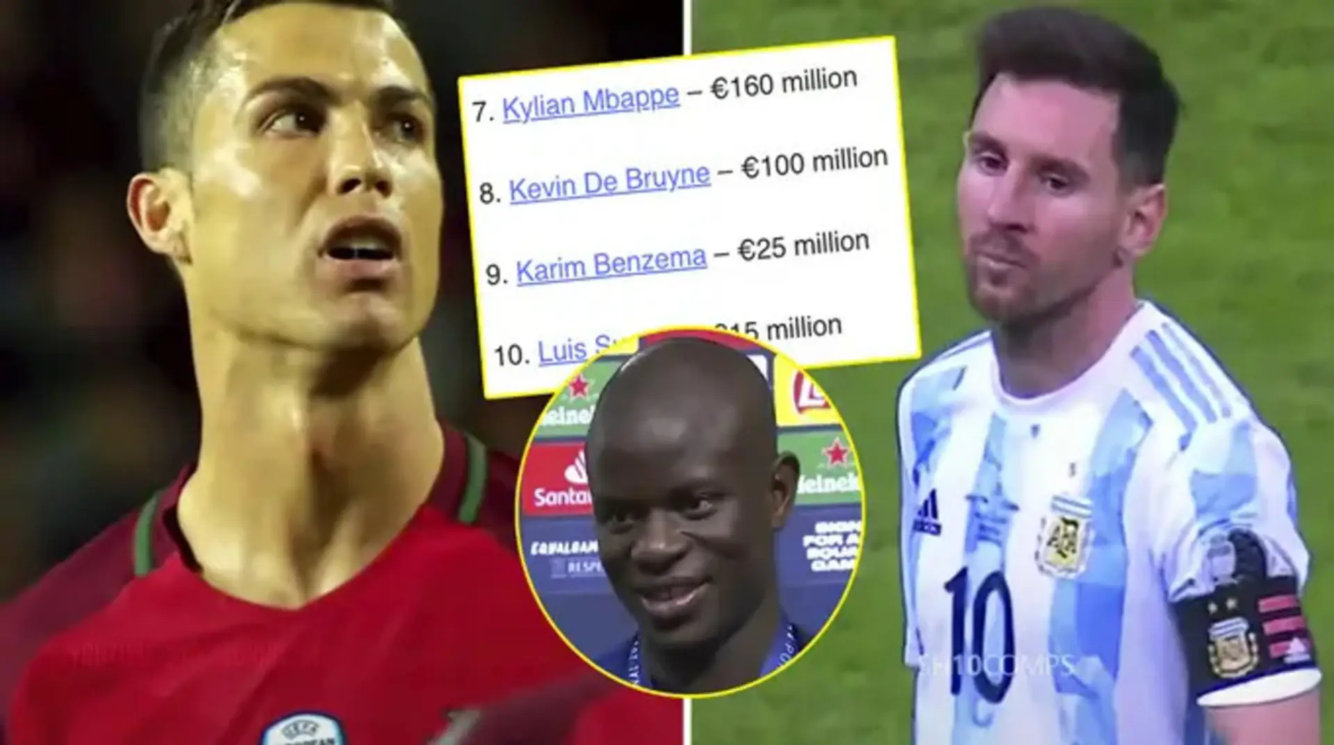 Messi más barato que Lukaku, Suárez detrás de Benzema: valor total de los principales aspirantes al Balón de Oro 2021
