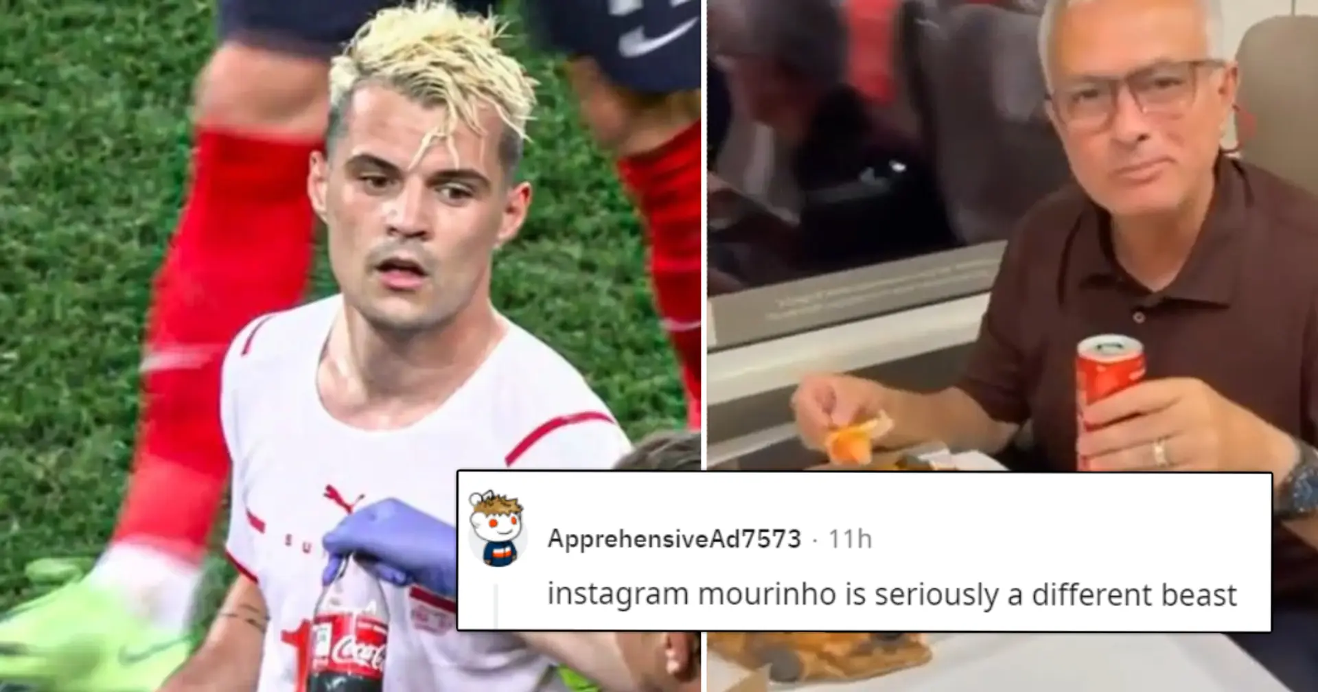 Jose Mourinho envoie un message Instagram à Granit Xhaka non vacciné