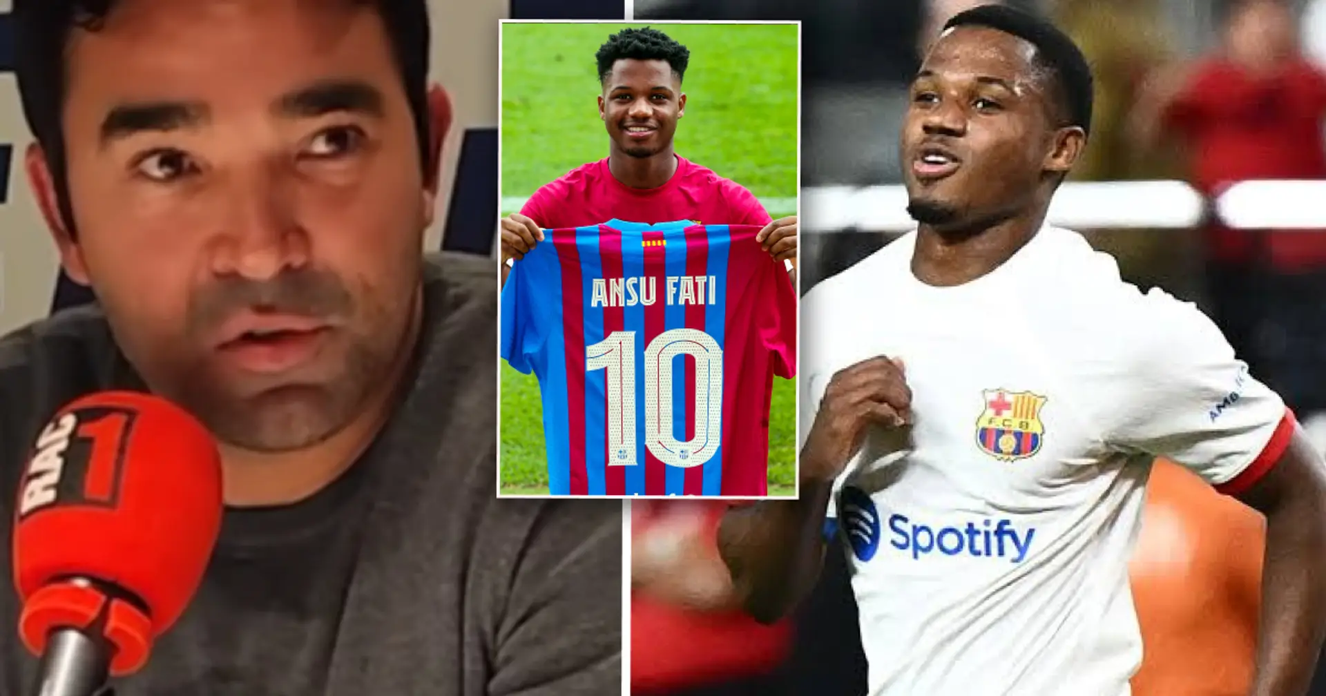 El director deportivo del Barça, Deco, desvela su plan para Ansu Fati