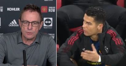 'Team is more important than Cristiano, Edinson, Bruno or any other player': Rangnick on Ronaldo's sub antics