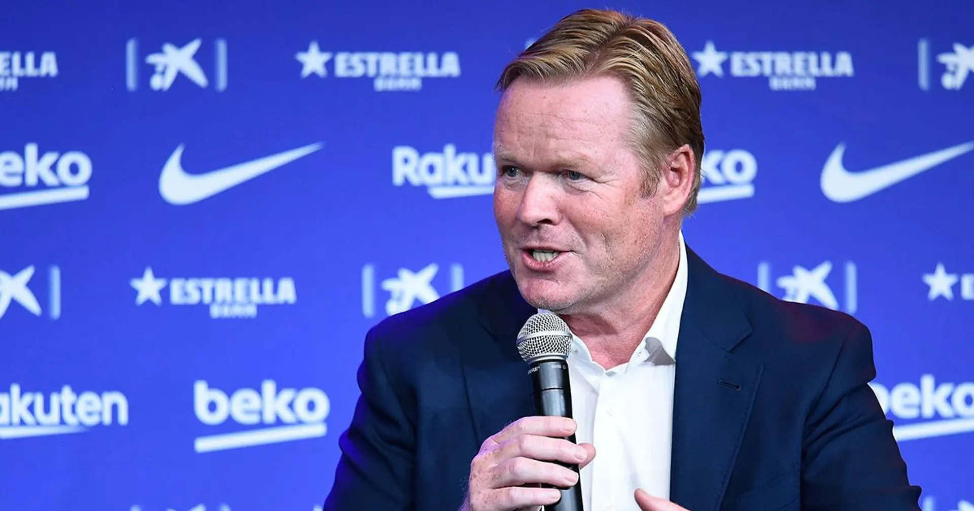 Ronald Koeman: ‘It’s true that Laporta tried signing me to Barca in 2003’