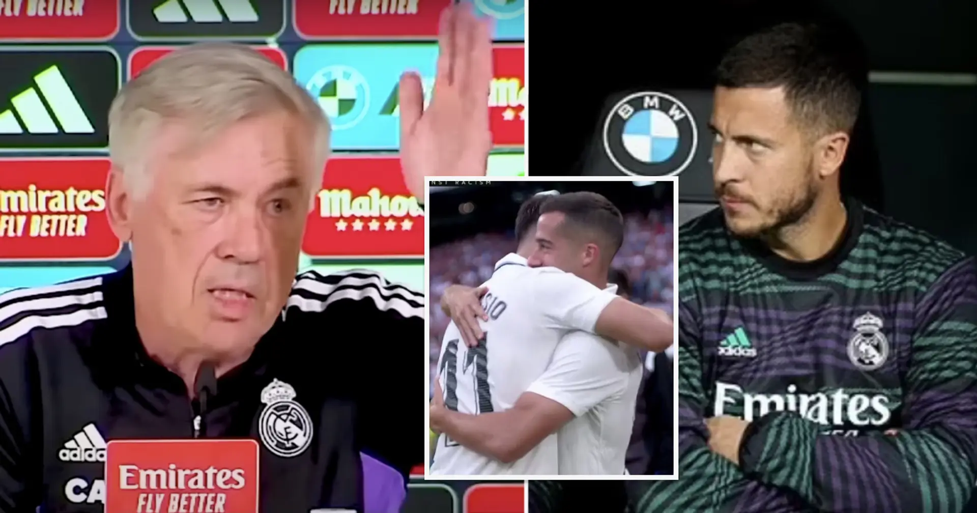 Ancelotti comes up with bizarre reason for leaving Hazard on the bench in his final game for Madrid