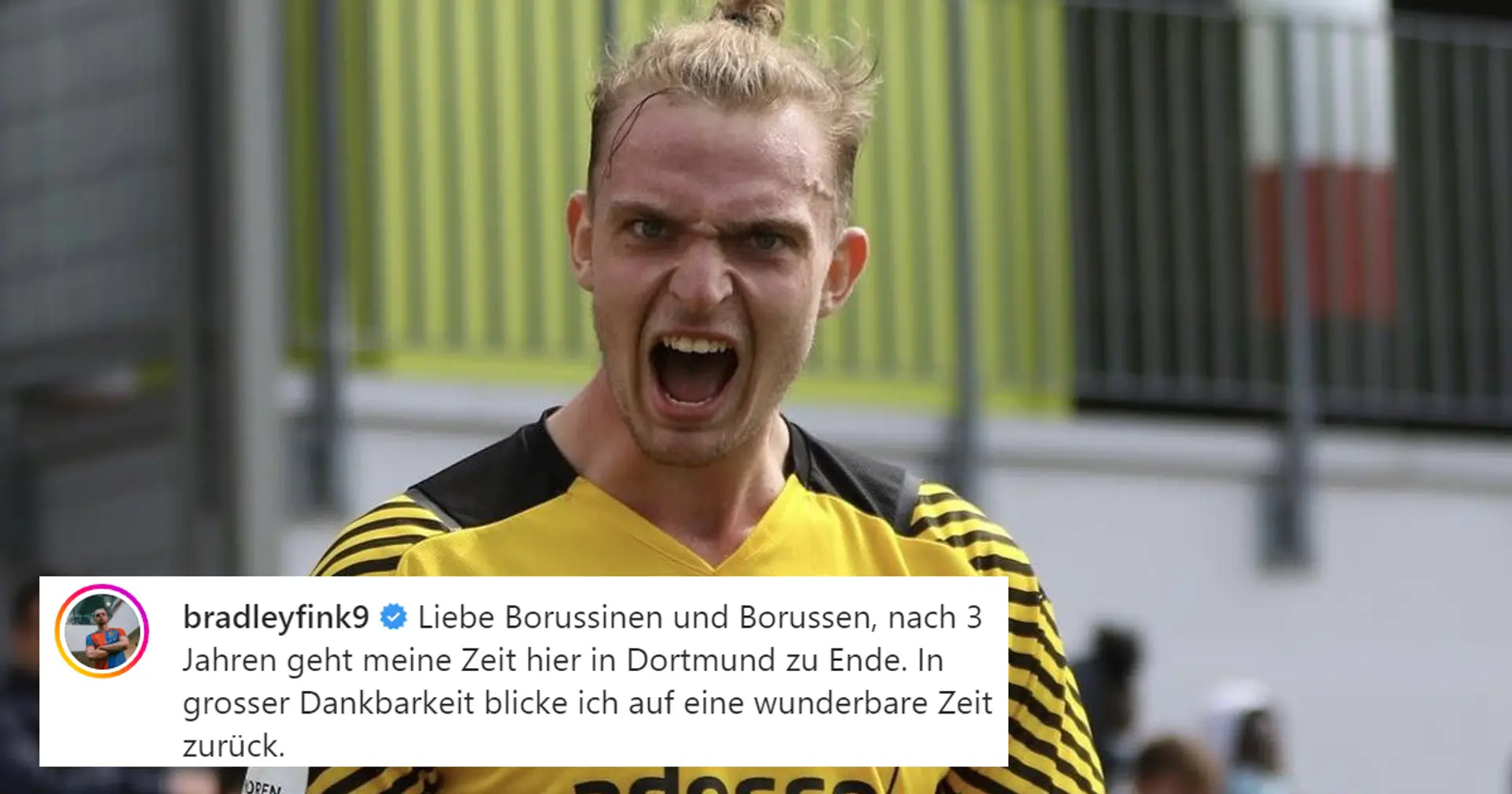 "Ich sage mit Stolz, dass ich ein Schweizer Ruhrpottler bin": Finks rührende Abschied-Botschaft an BVB-Fans