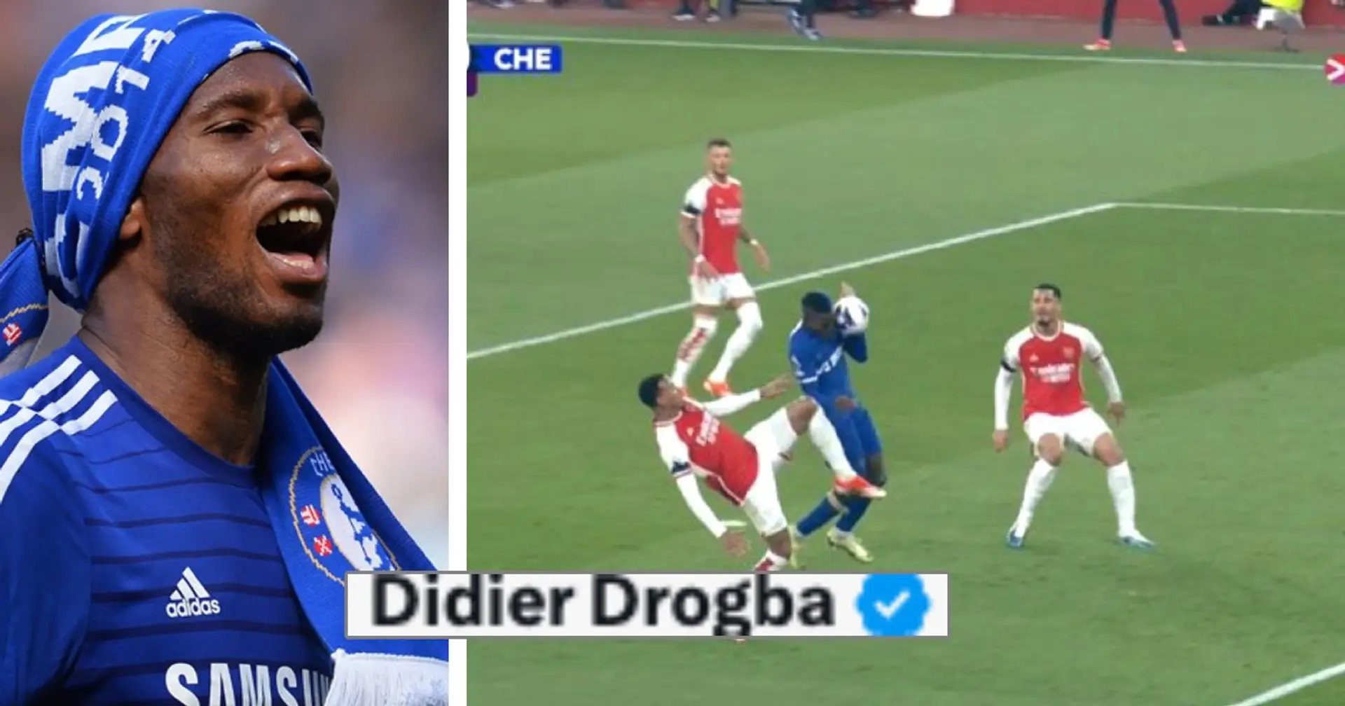 Drogba begins to trend among Arsenal fans after Chelsea demolition - not because of Jackson