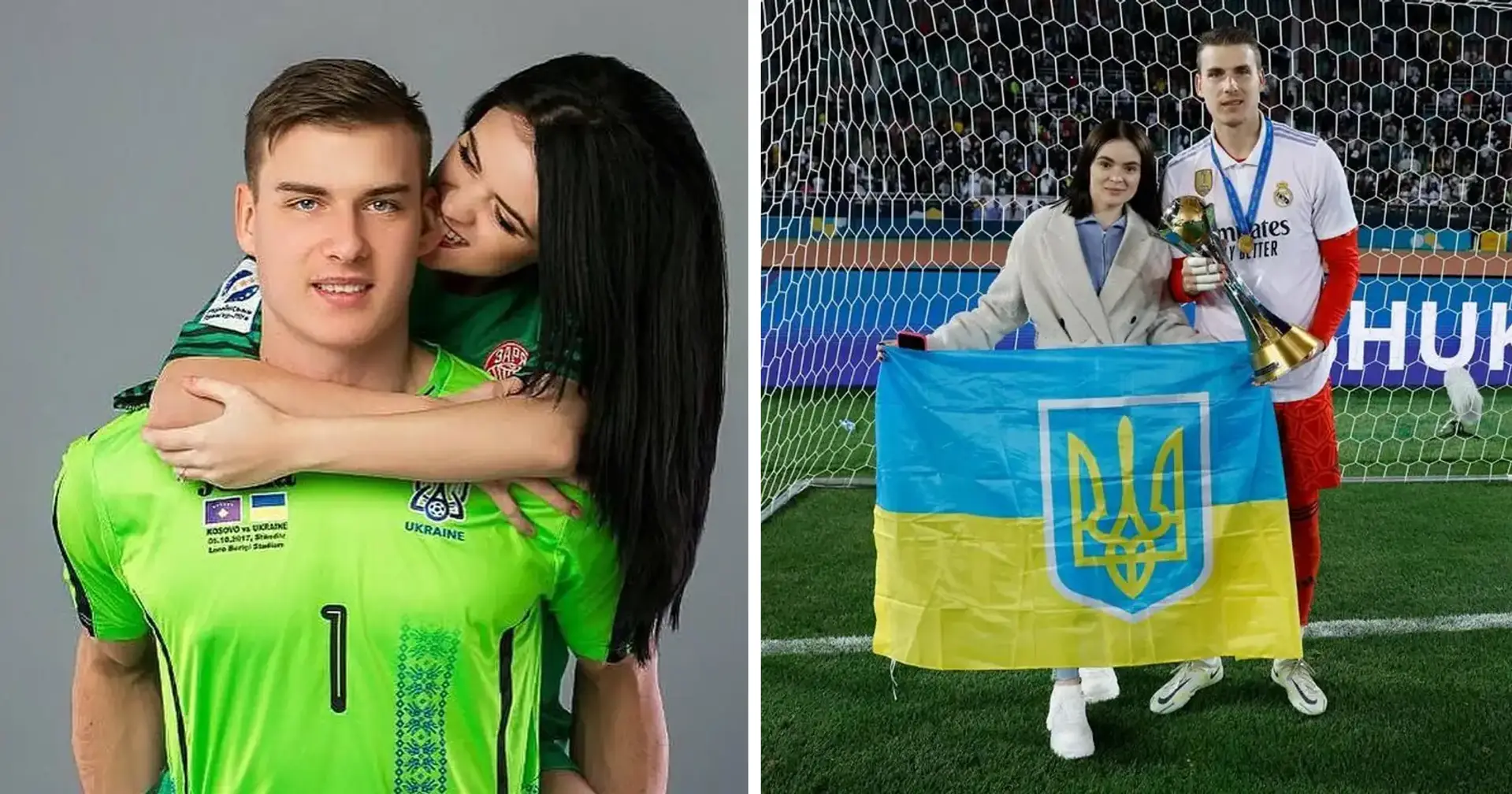 'Andrii proposed to me twice': Lunin's wife exclusively tells us about their love story