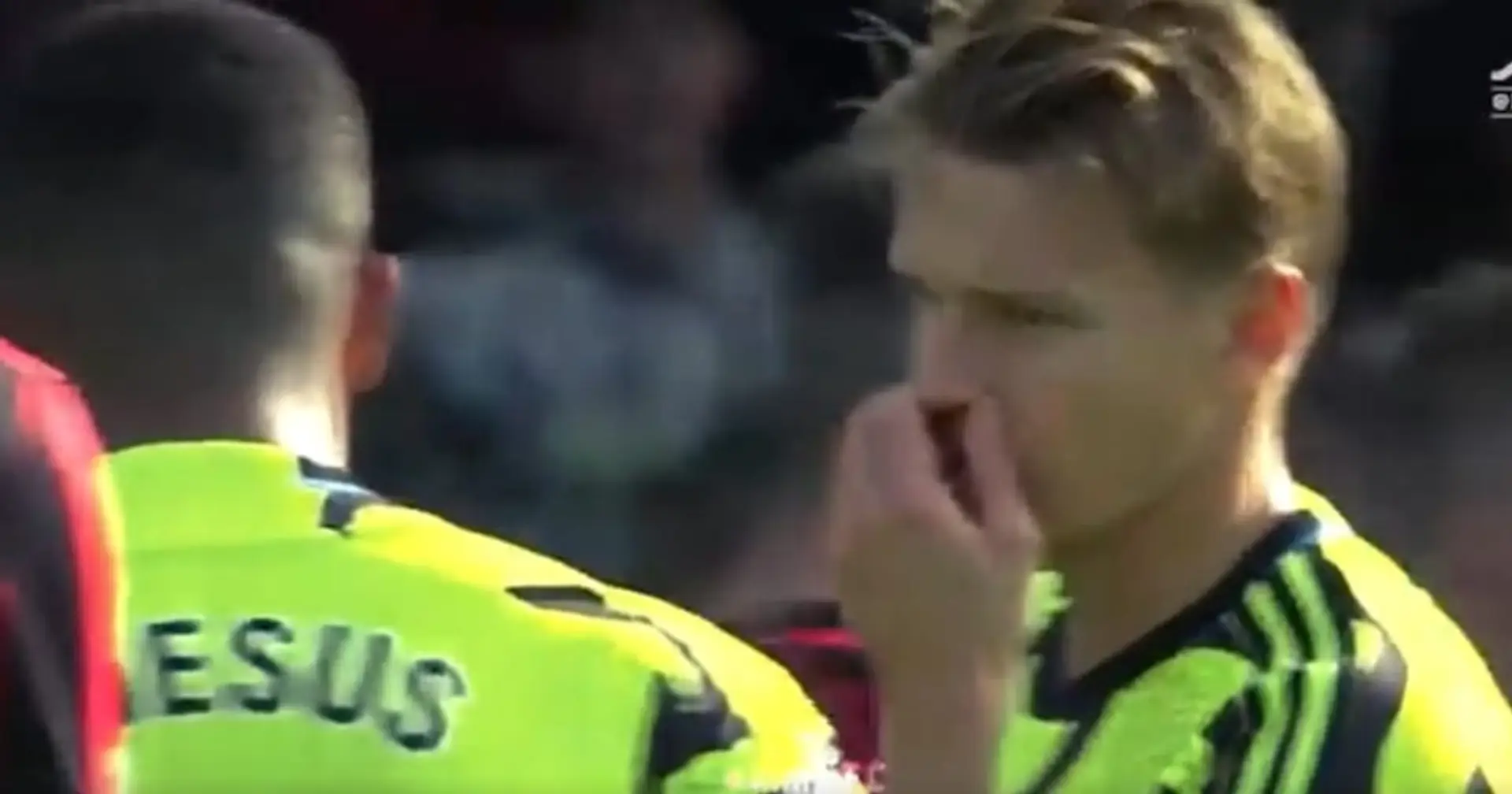APERCU : Ødegaard convainc Jésus de donner un penalty à Havertz
