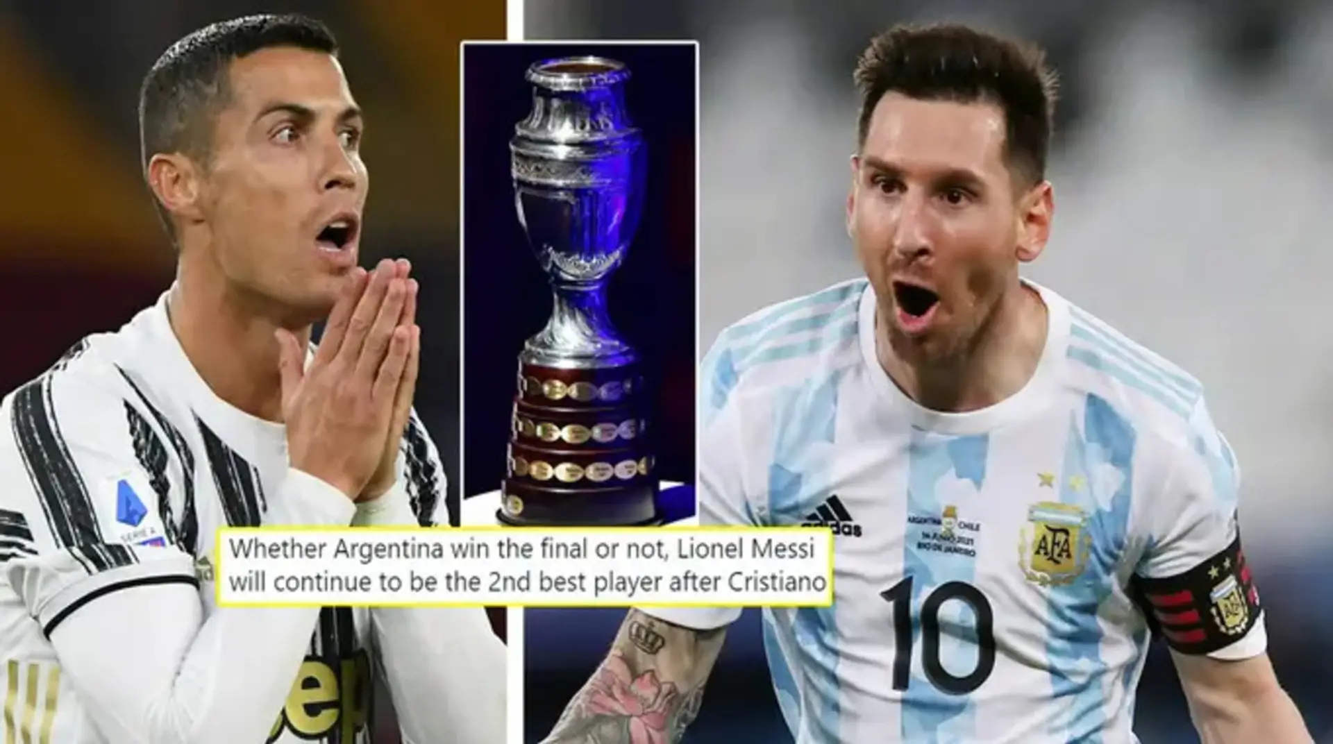 'Messi no tiene nada que demostrar': el mundo reacciona a que los fans de Cristiano preparen para estar en contra de Argentina en la final de la Copa América