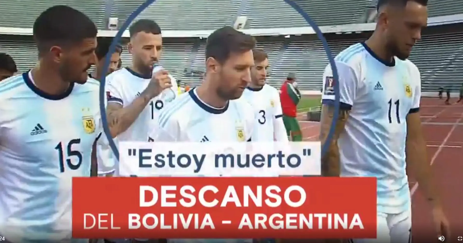 "Je suis mort": Comment Leo Messi a réagi après une première mi-temps intense contre la Bolivie