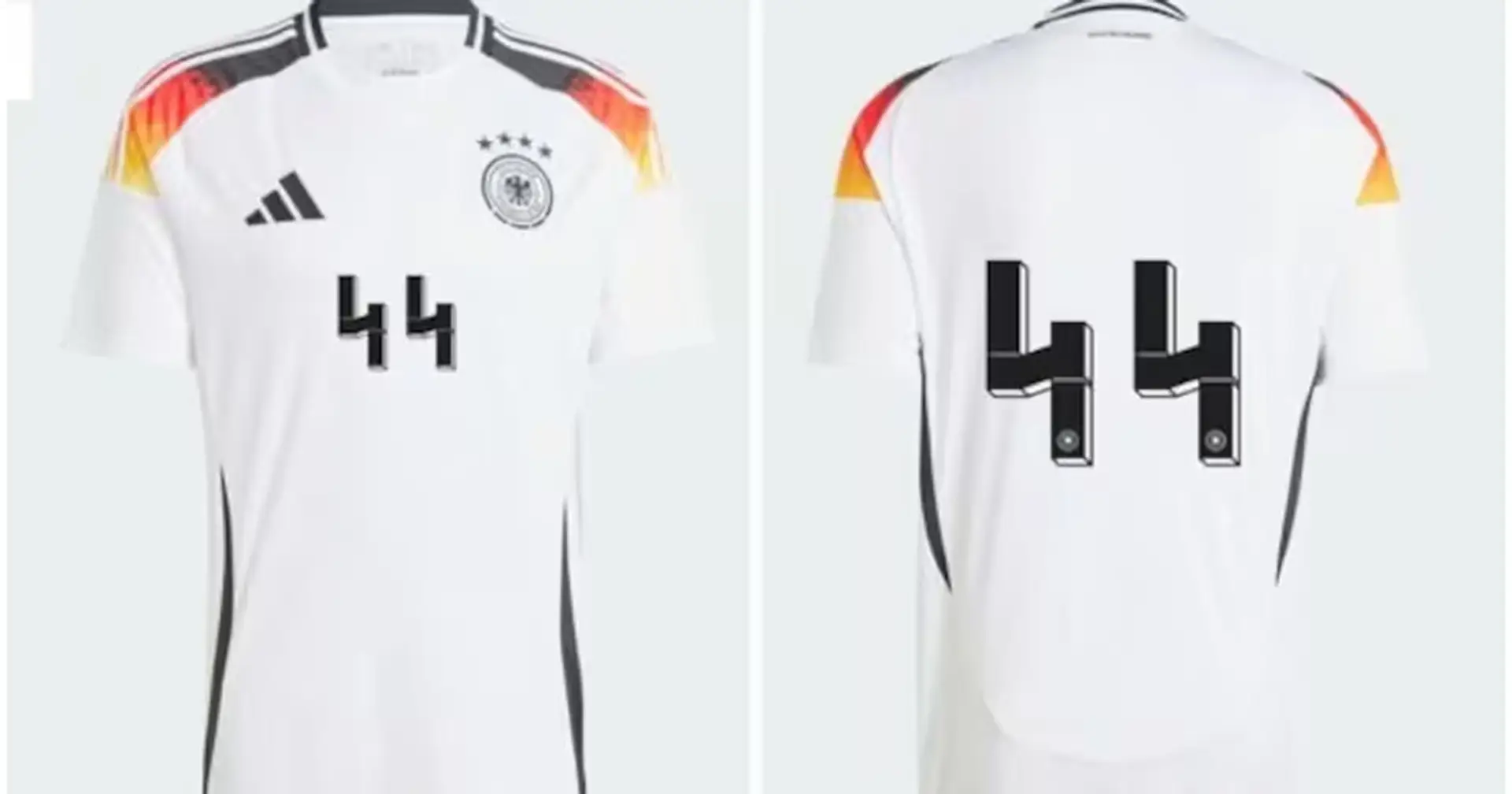 Dopo le critiche Adidas ritira la maglia della Germania No 44; secondo alcuni ricordava il simbolo delle SS naziste 