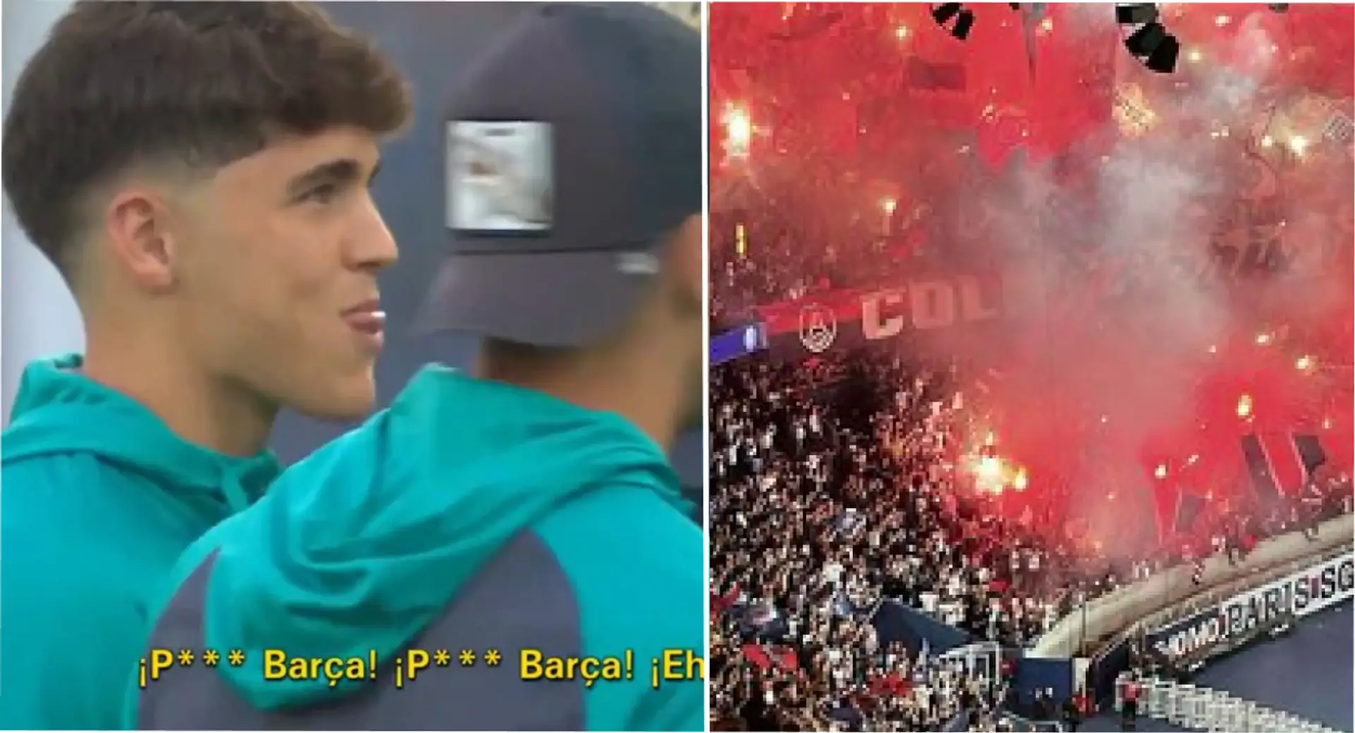 PSG fans chant 'P*ta Barca' before kick-off – you'll LOVE players' reaction