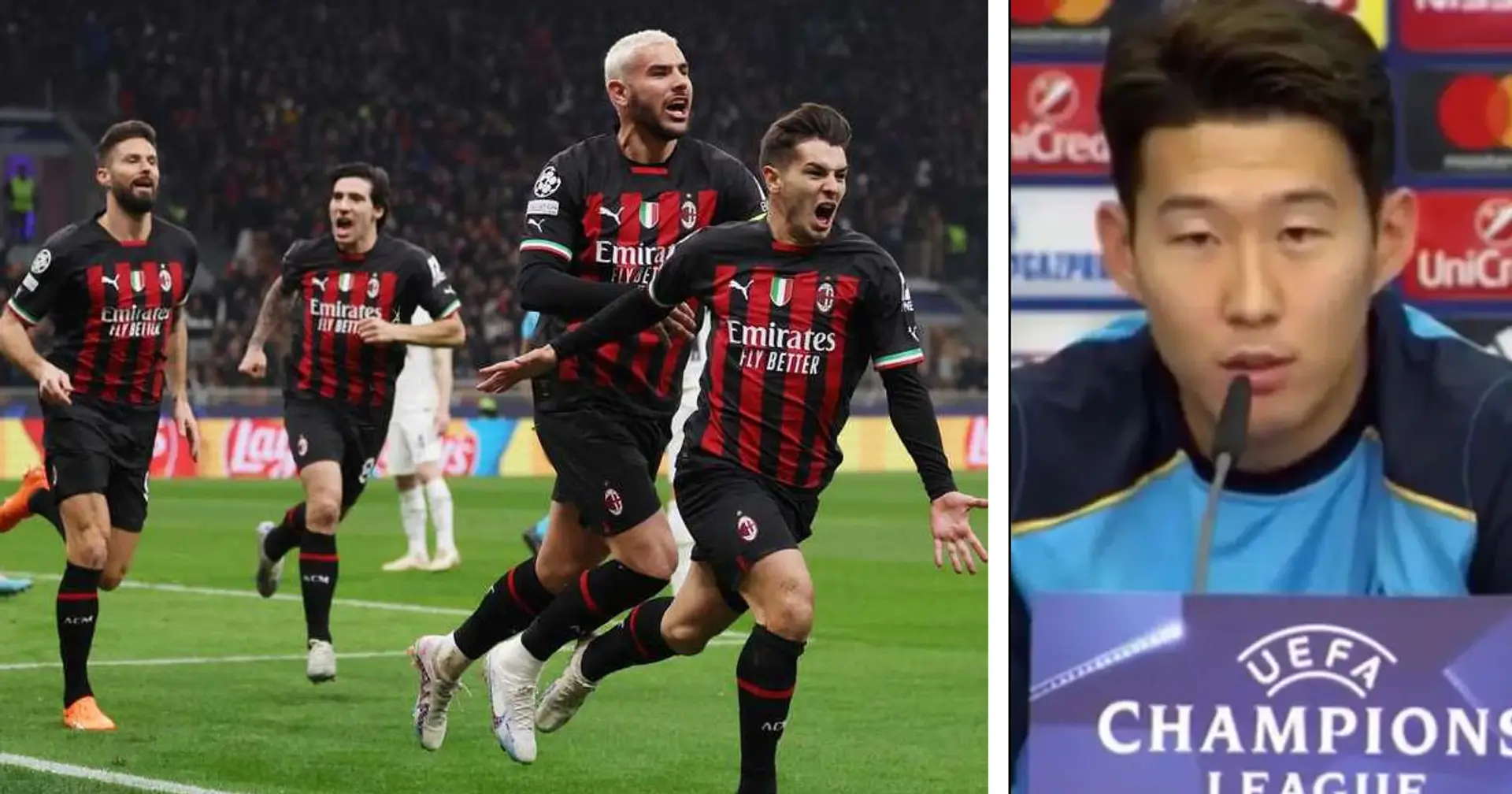 "Sono forti in Champions League": la stella del Tottenham Son riconosce le qualità del Milan e promette battaglia