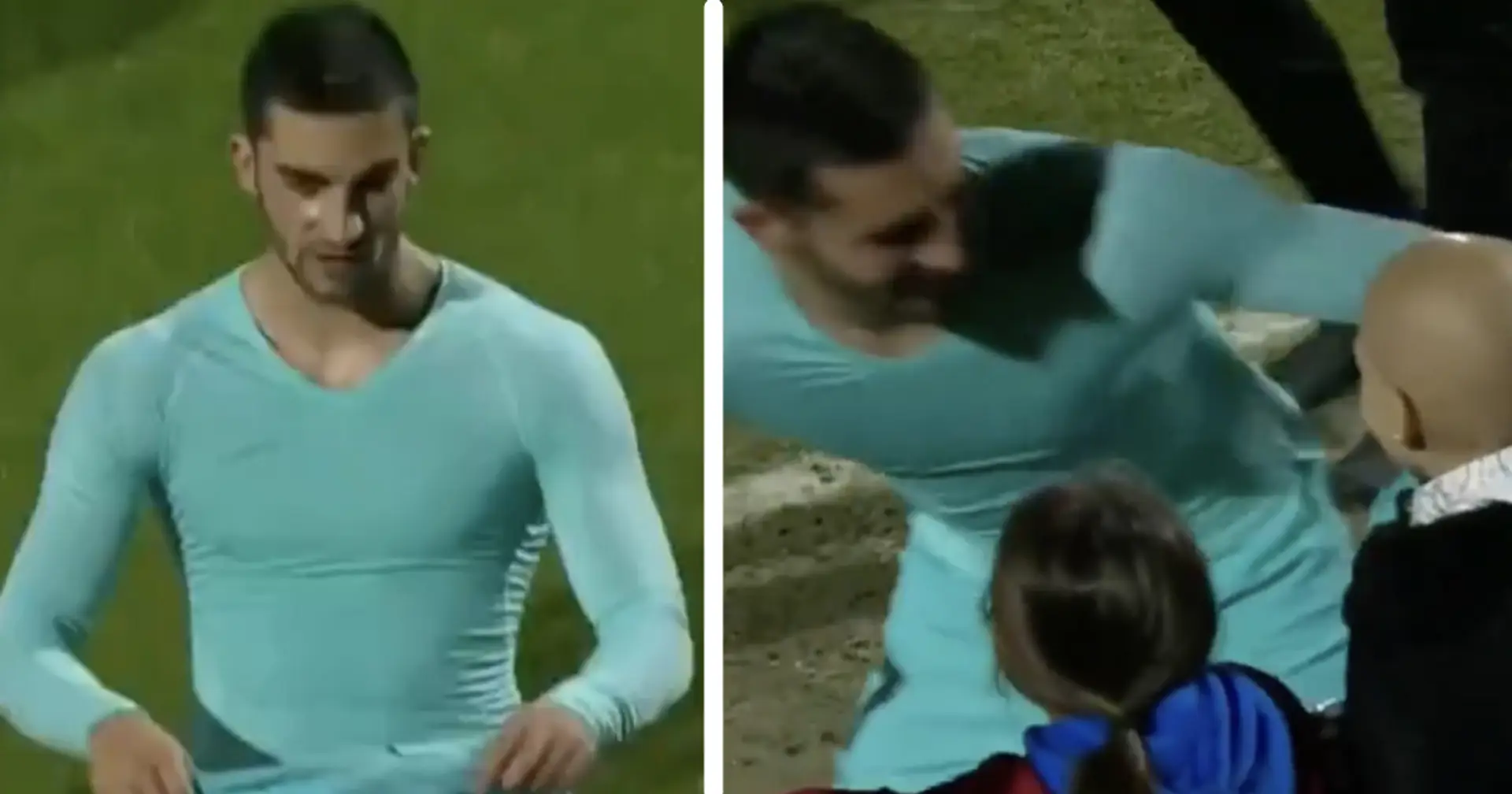 Ferran Torres' amazing gesture for young cancer-stricken fan at half time v Unionistas