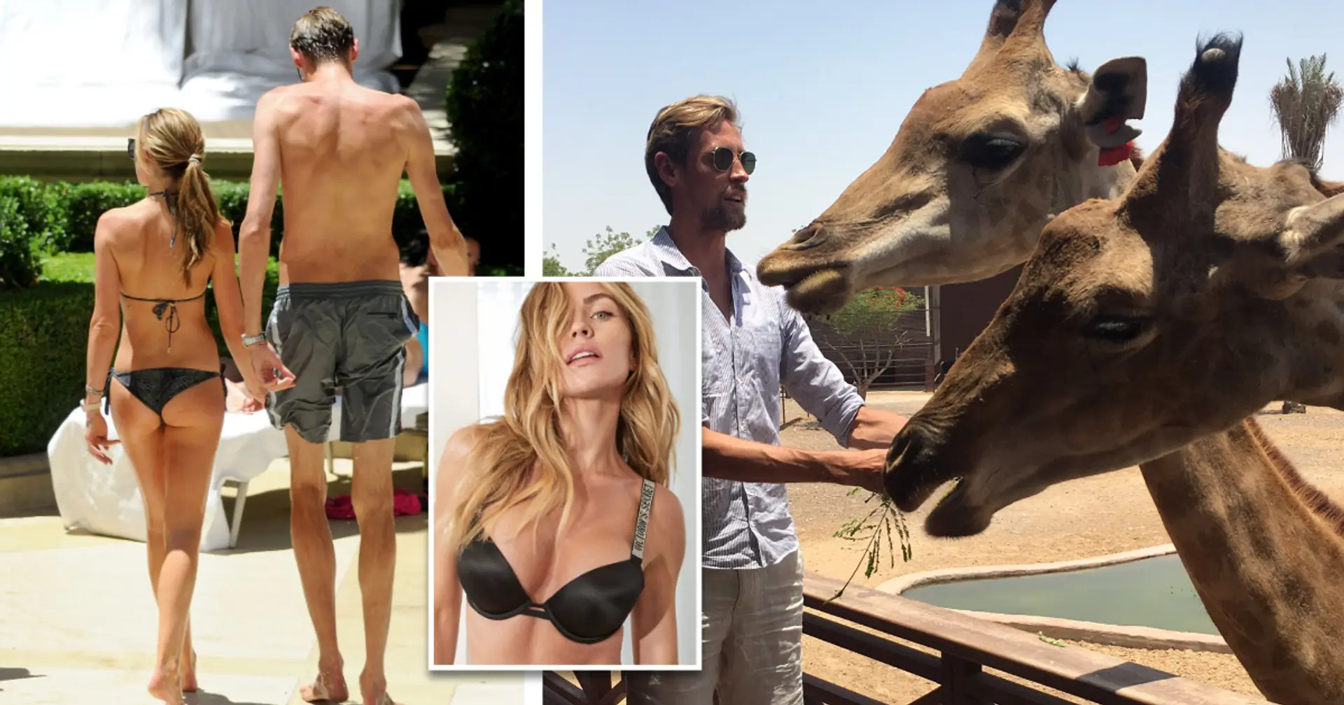 'The long legs, the tiny arse and the balls just dangling down in the middle': Peter Crouch's wife compares her husband to a giraffe