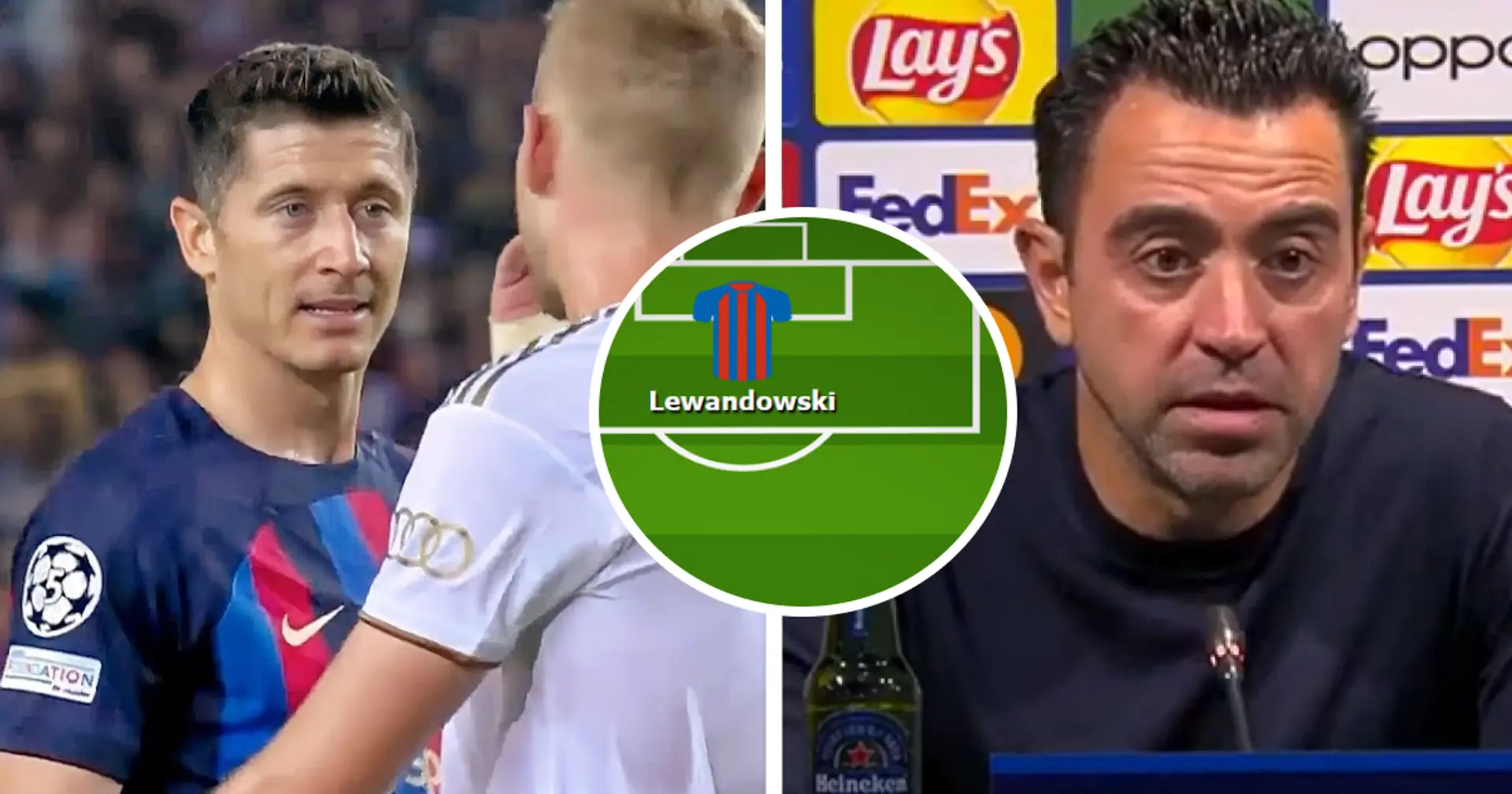 Xavi picks 'best front three' after 2 defeats and a draw in 5 games