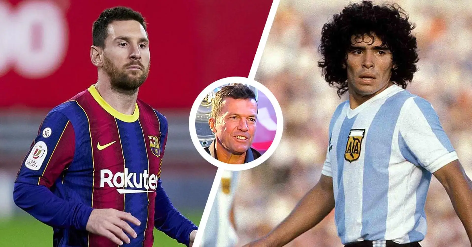 La légende allemande Matthaus nomme une grande différence entre Messi et Maradona