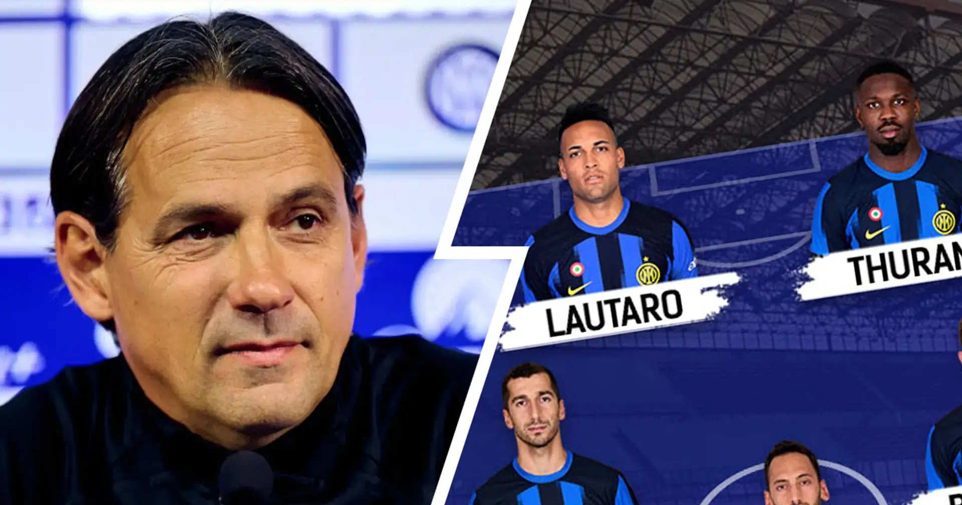 Inzaghi vuole chiudere al meglio l'annata: il tecnico dell'Inter ha scelto la formazione che affronterà la Lazio
