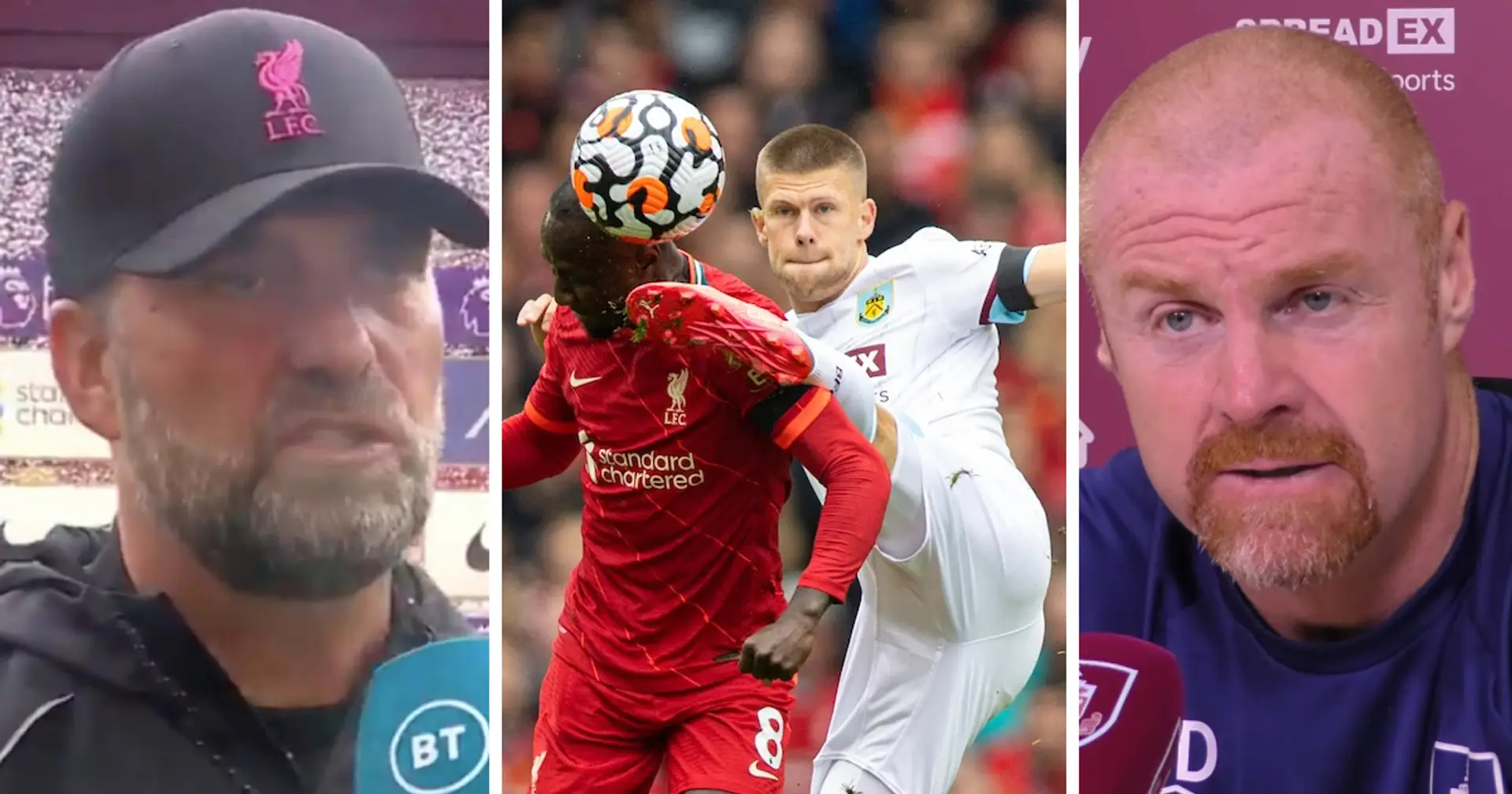 Sean Dyche makes Liverpool history claim to justify Burnley aggressive tactics, responds to Klopp