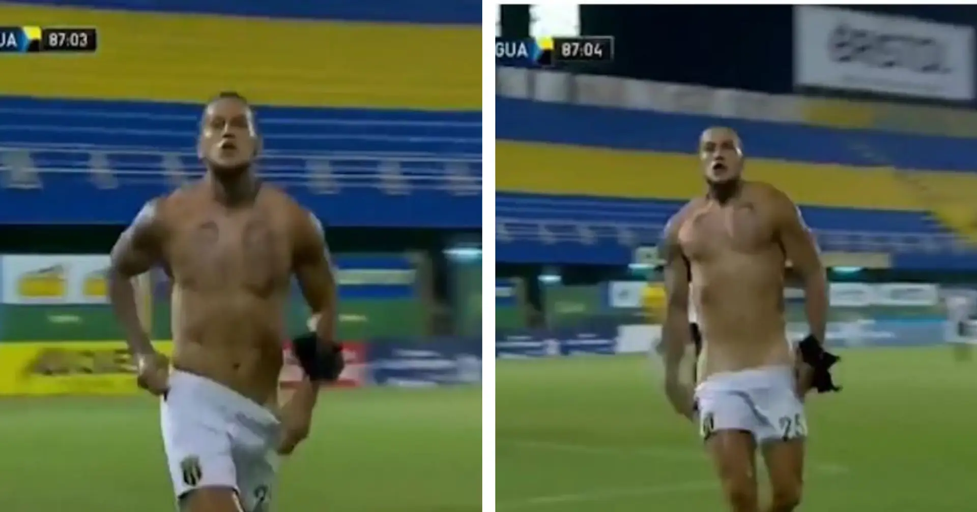 Footballer facing punishment for exposing part of his manhood as goal celebration