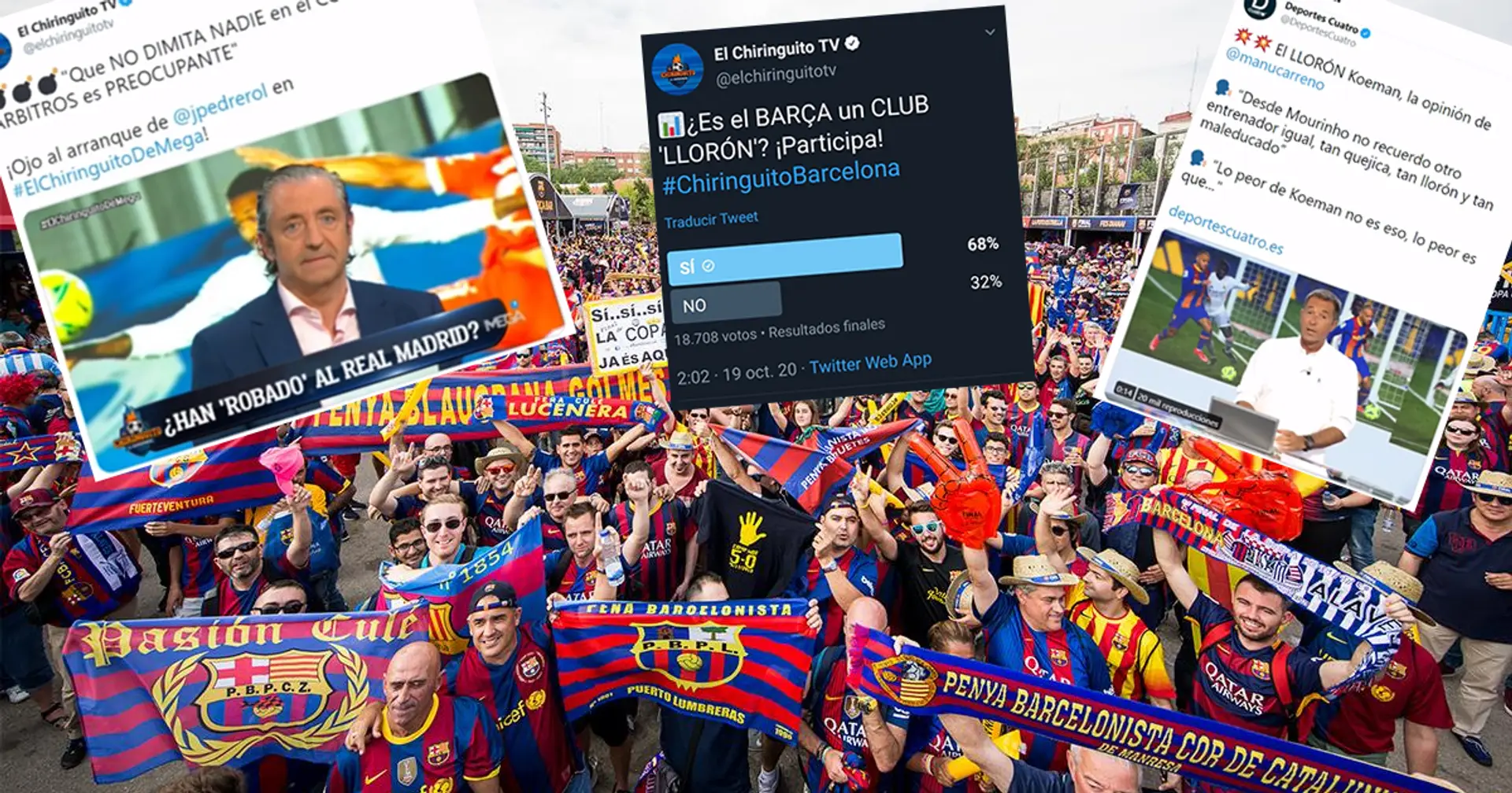 Todo el barcelonismo UNIDO contra la verdadera mano negra en el fútbol 