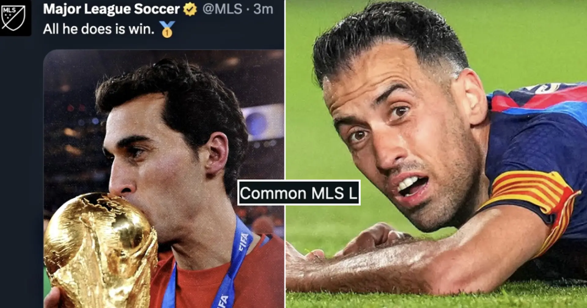 "Comment est-ce possible ?!" : la MLS annonce le transfert de Busquets avec une photo de la légende du Real Madrid