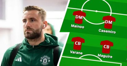 3 ways Man United could line up without the 'injured' Luke Shaw