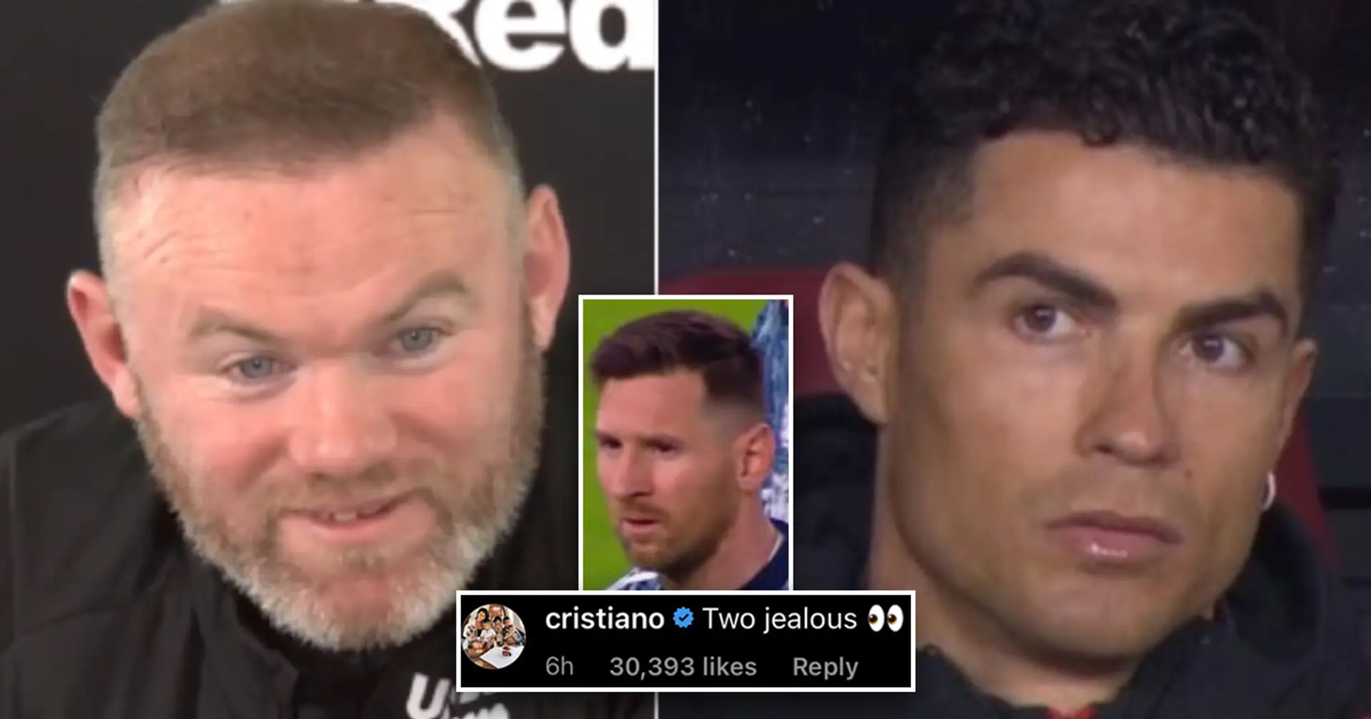Ronaldo qualifie Rooney de "jaloux" après avoir remis en question l'impact de Cristiano à Man United, Wayne donne une réponse brillante