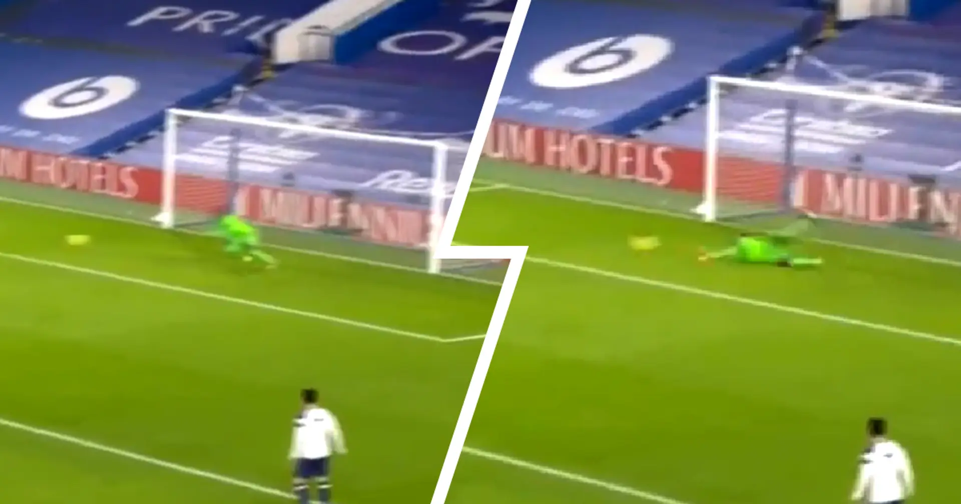 Edouard Mendy makes an excellent save to stop Chelsea from conceding