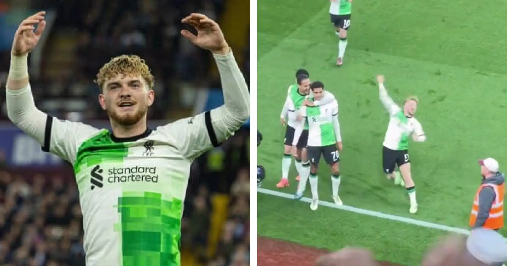 Spotted: Elliott's passionate celebration for Quansah's first Premier League goal