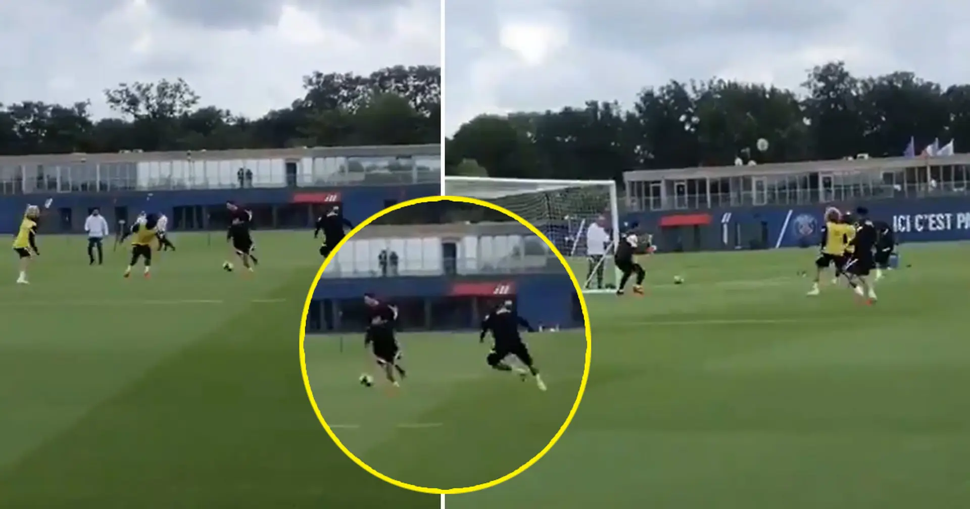 Things you love to see: Messi sets up Mbappe's goal with  incredible backheel assist in training