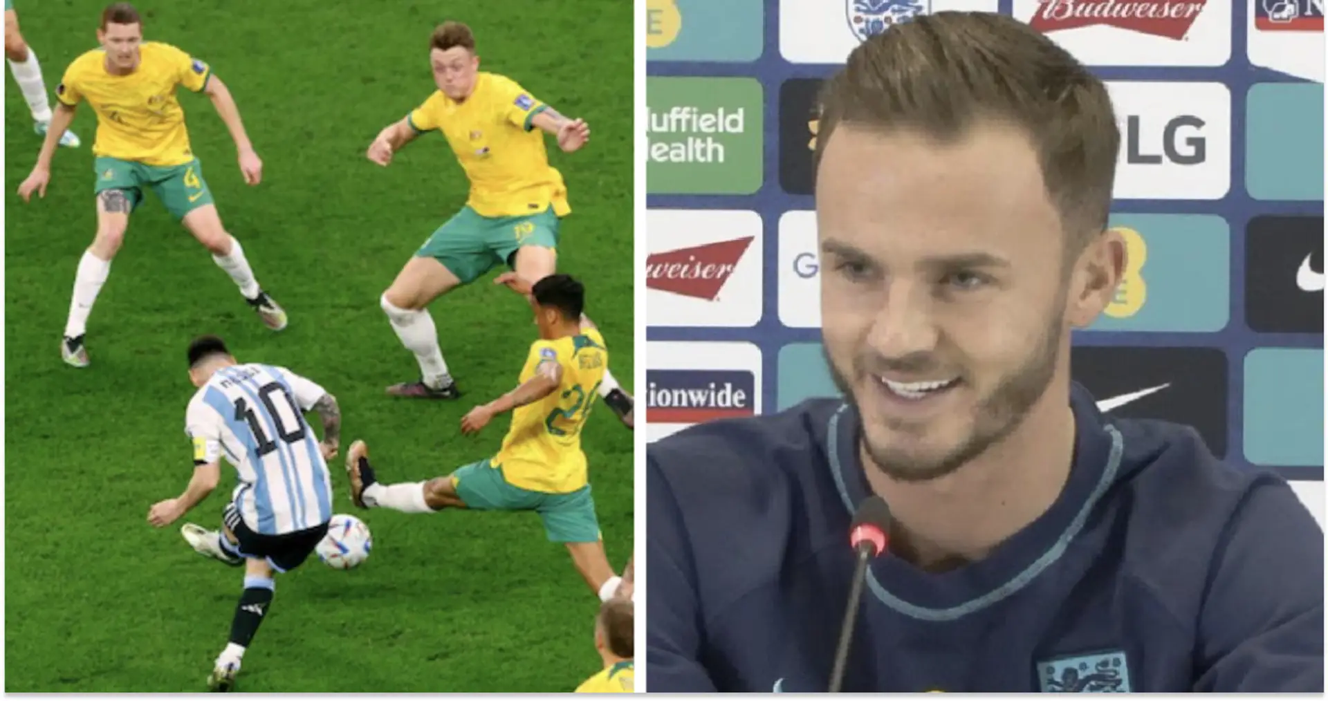 Alles wegen Leo: James Maddison verrät, warum er die Weltmeisterschaft trotz des Ausscheidens von England verfolgt