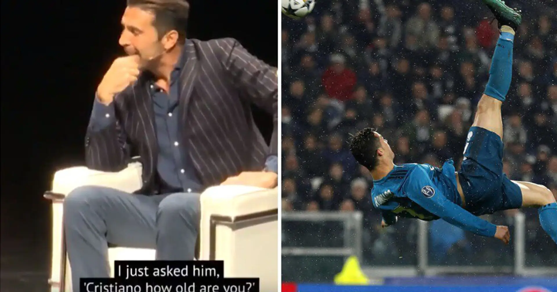 "Nicht schlecht für einen 33-Jährigen": Buffon verriet, worüber er mit Ronaldo nach "diesem" Tor per Fallrückzieher sprach