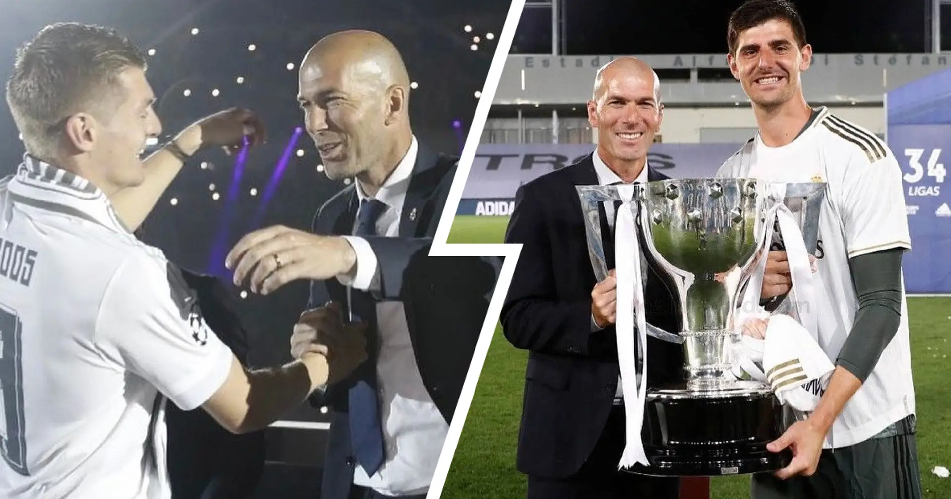 'Ha sido un honor tener de entrenador a una leyenda' : varios jugadores más se despiden de Zidane en redes sociales