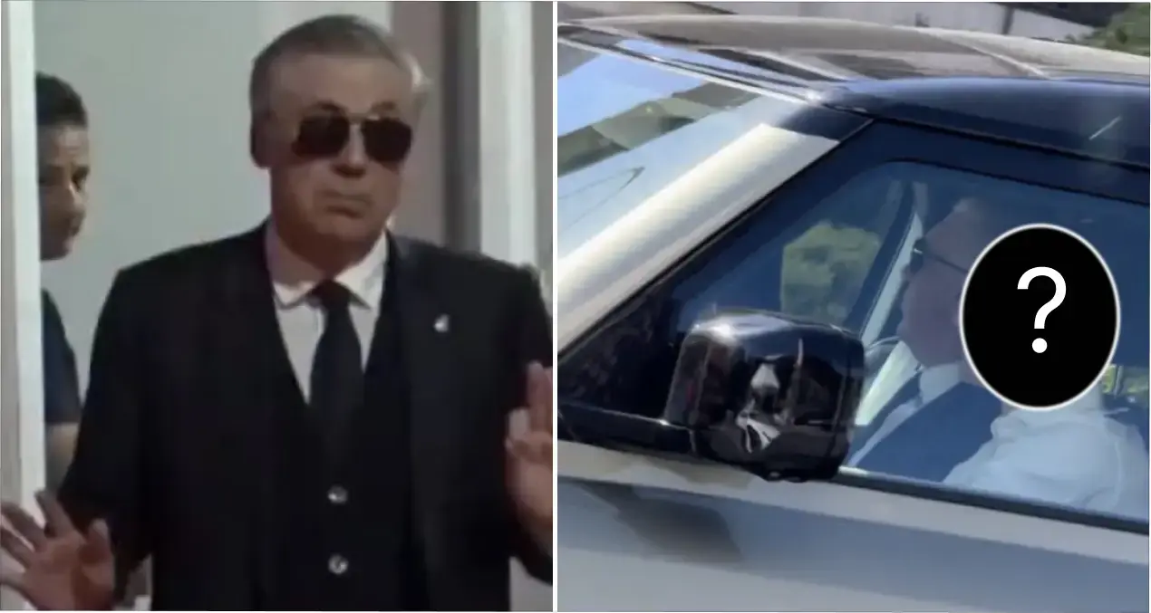 Repéré : Un joueur du Real Madrid conduit Ancelotti après les ...