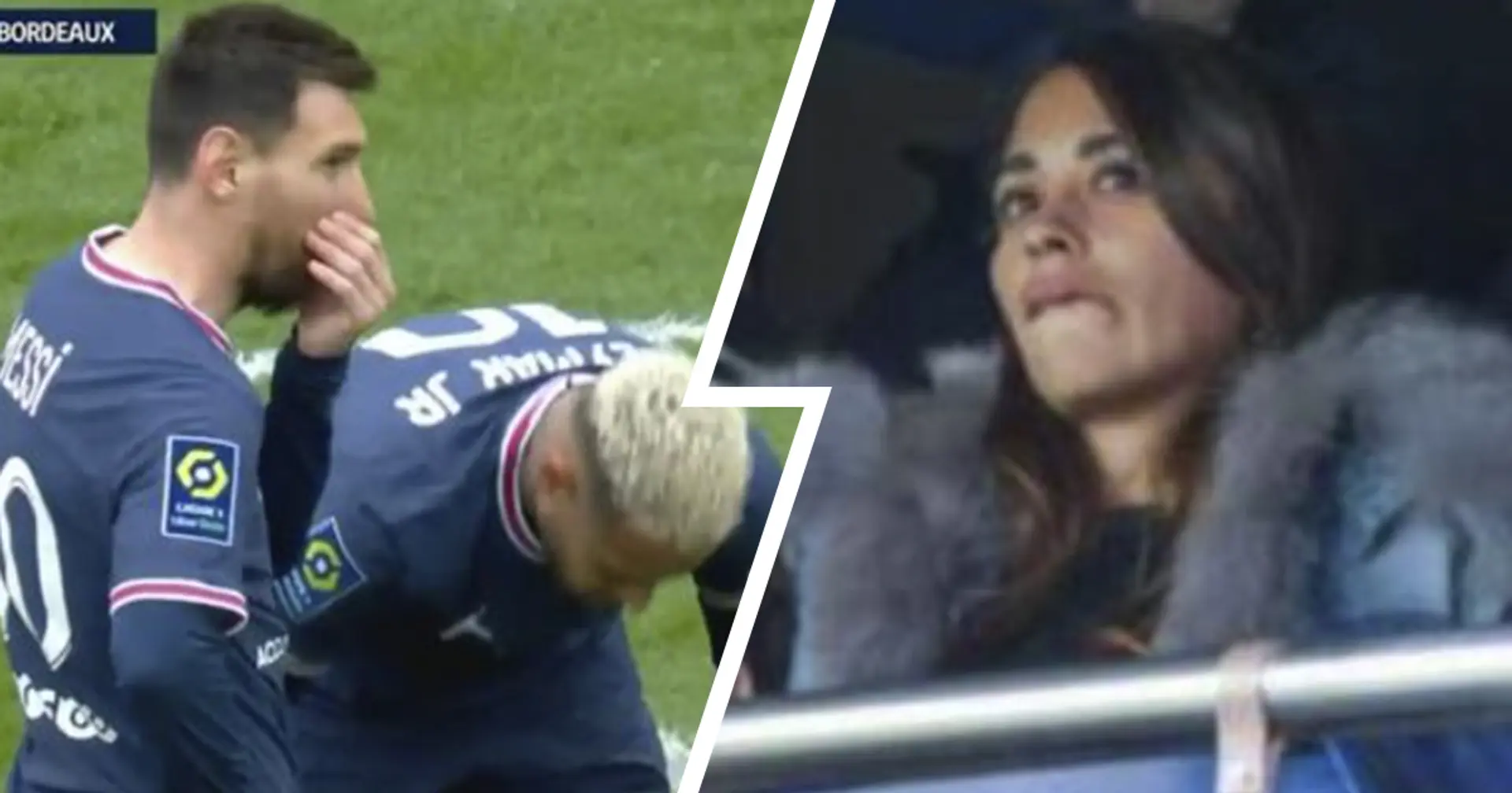 Antonella's reaction to Messi booing caught on camera