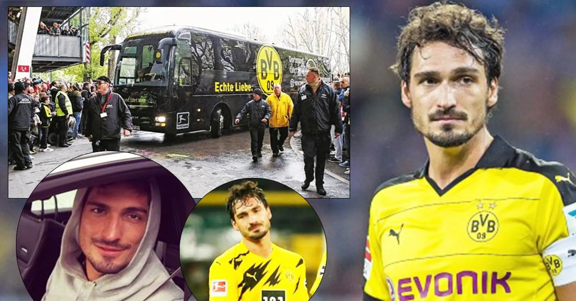 Le Borussia Dortmund a "oublié" Mats Hummels dans une autre ville, aucun joueur du bus de l'équipe n'a remarqué qu'il manquait