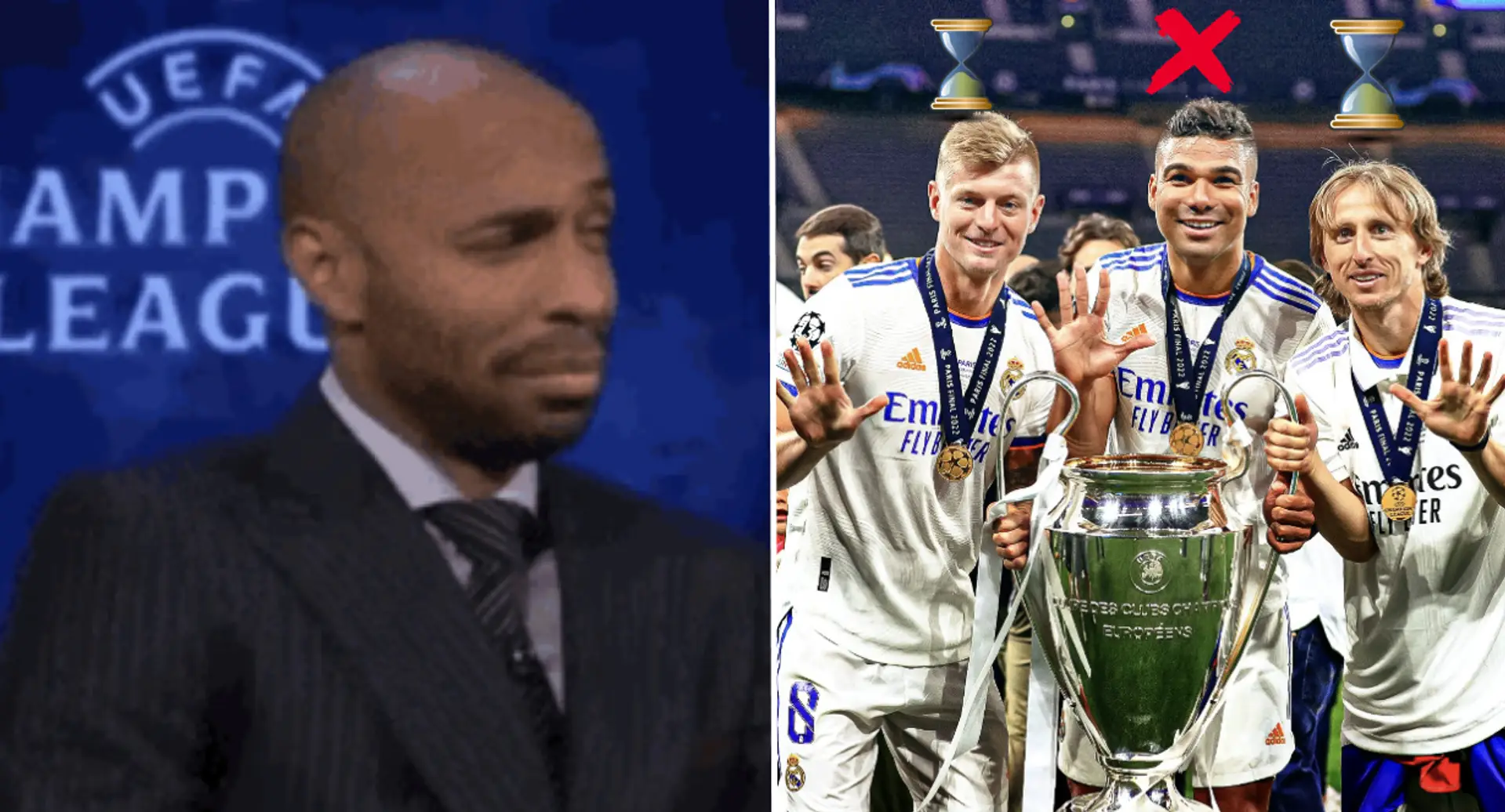 Une chose pour laquelle le Real fait si bien que Thierry Henry ne peut s'empêcher de le féliciter : ce n'est pas jouer au foot