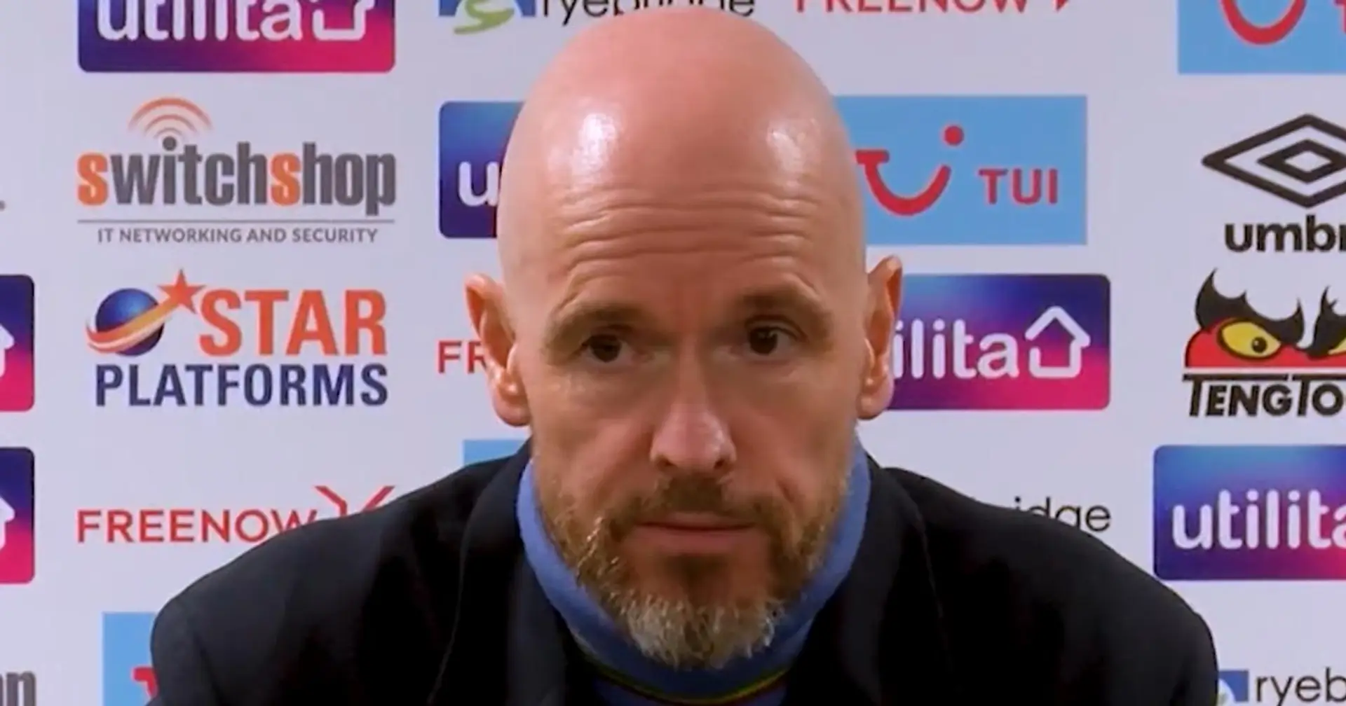 Erik ten Hag names mentality Man United squad must have to secure Champions League spot