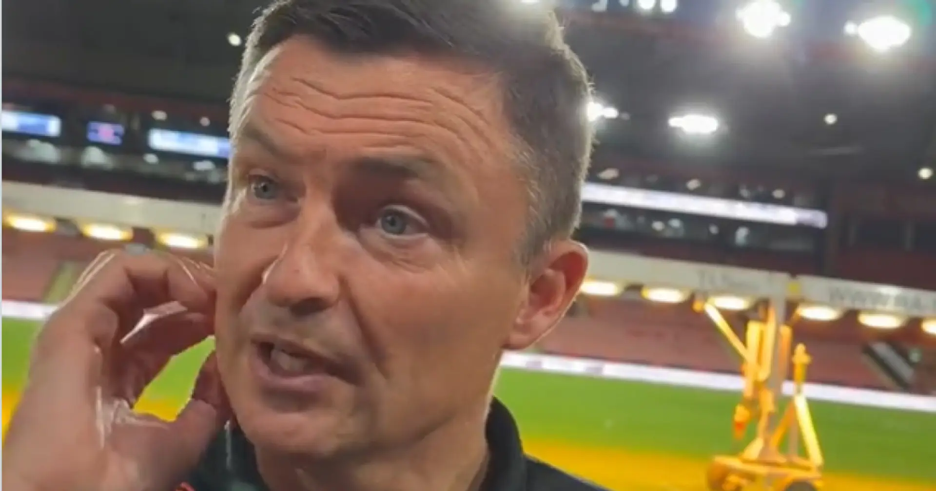 L'entraîneur de Sheffield United sur la défaite 8-0 : "Nous pensions que ce serait un match ouvert"