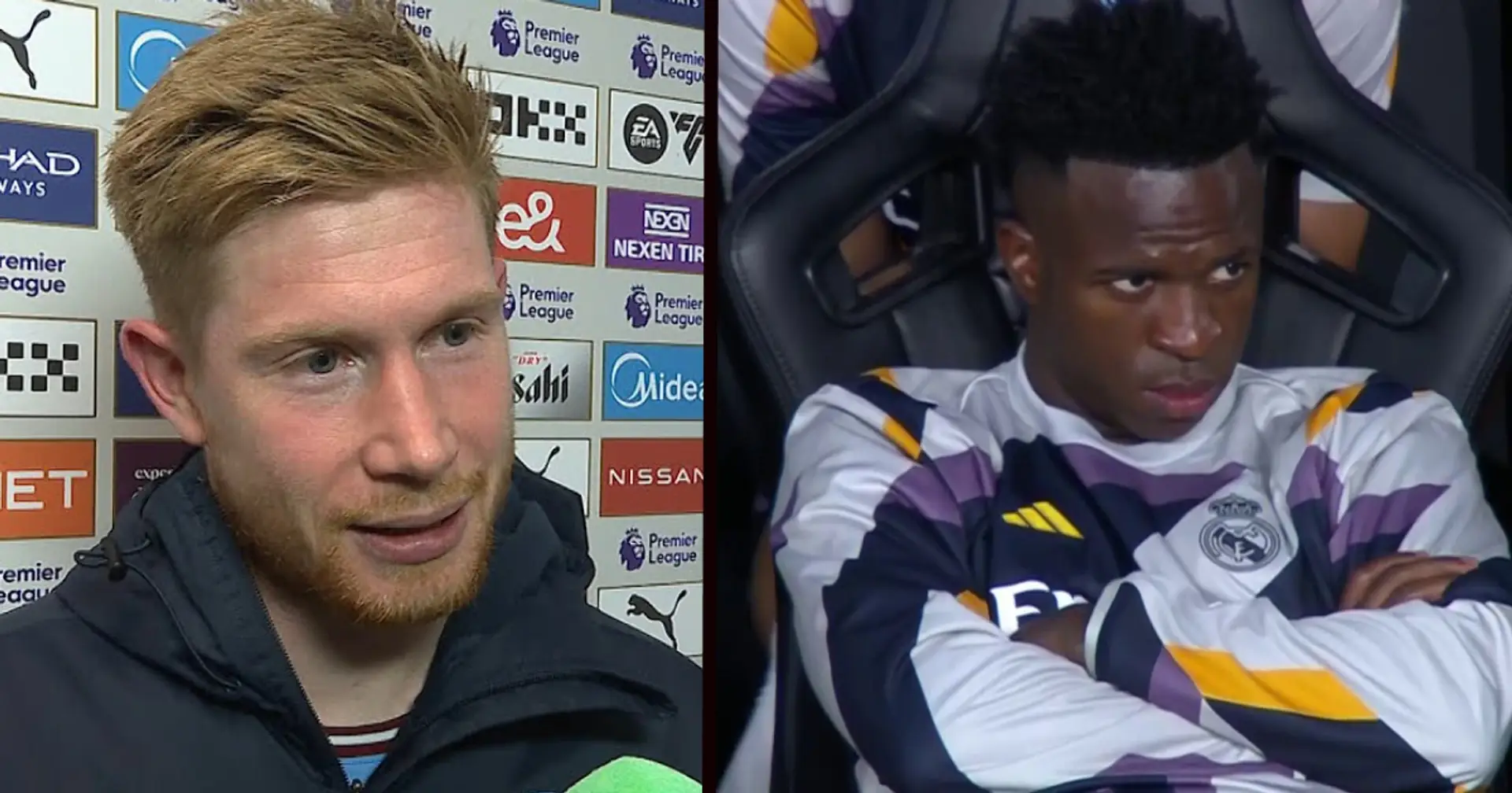 De Bruyne tips Vinicius to win Ballon d'Or and 2 more big stories you might've missed