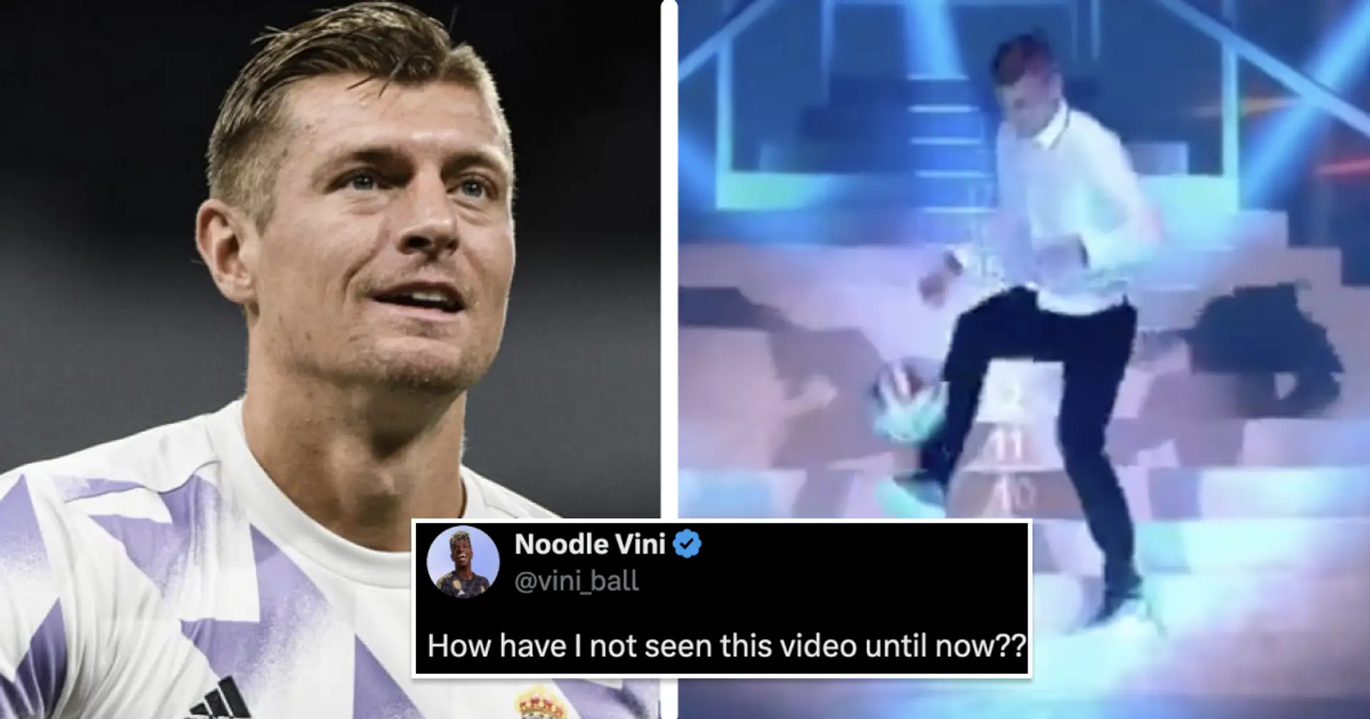 'No wonder he never loses possession': Toni Kroos' vid from talent show goes viral