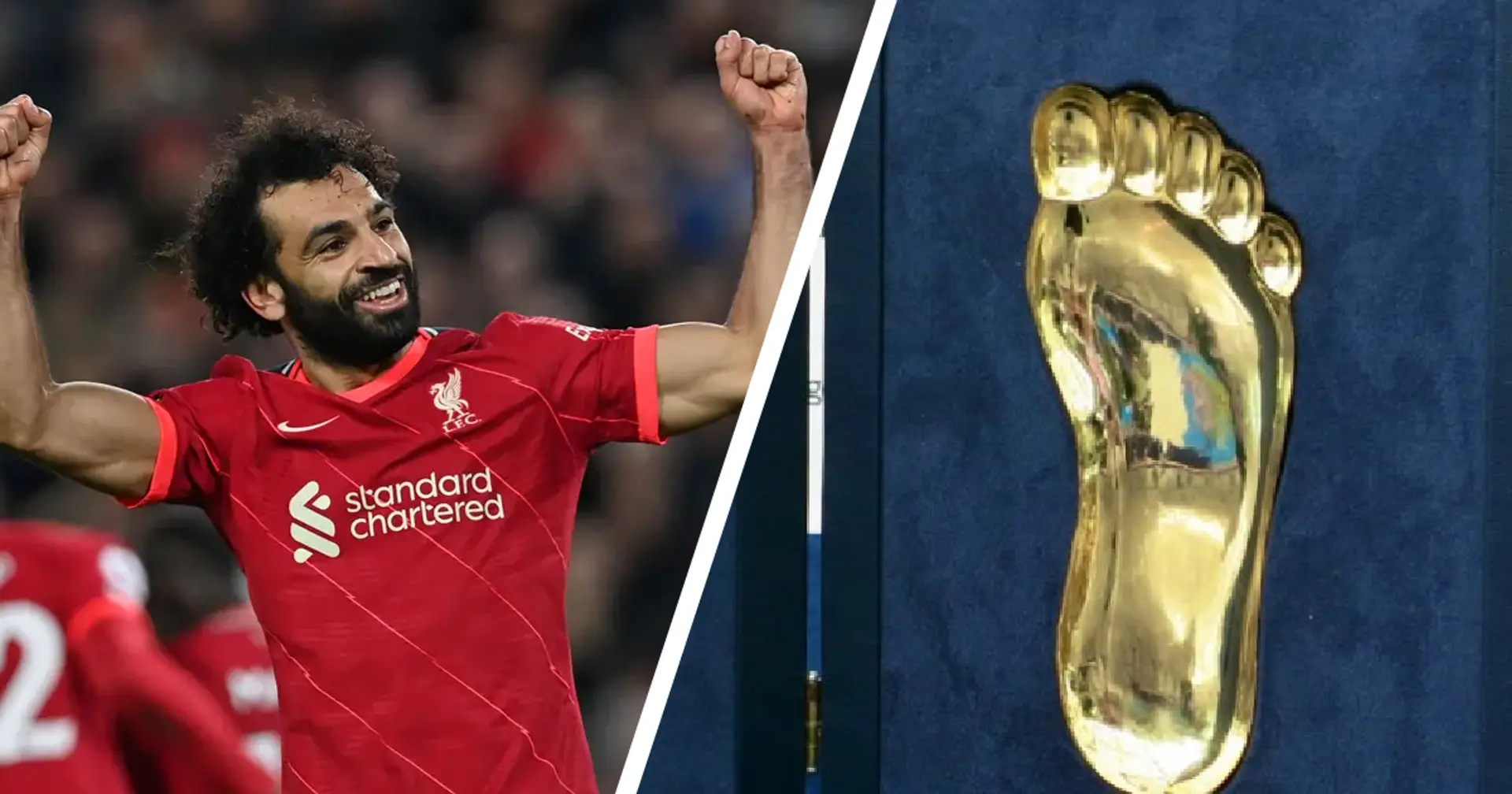 One more in the bag: Salah receives Golden Foot award in Monaco