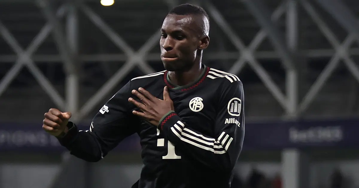 Jackson tras su primer gol con el Bayern: 